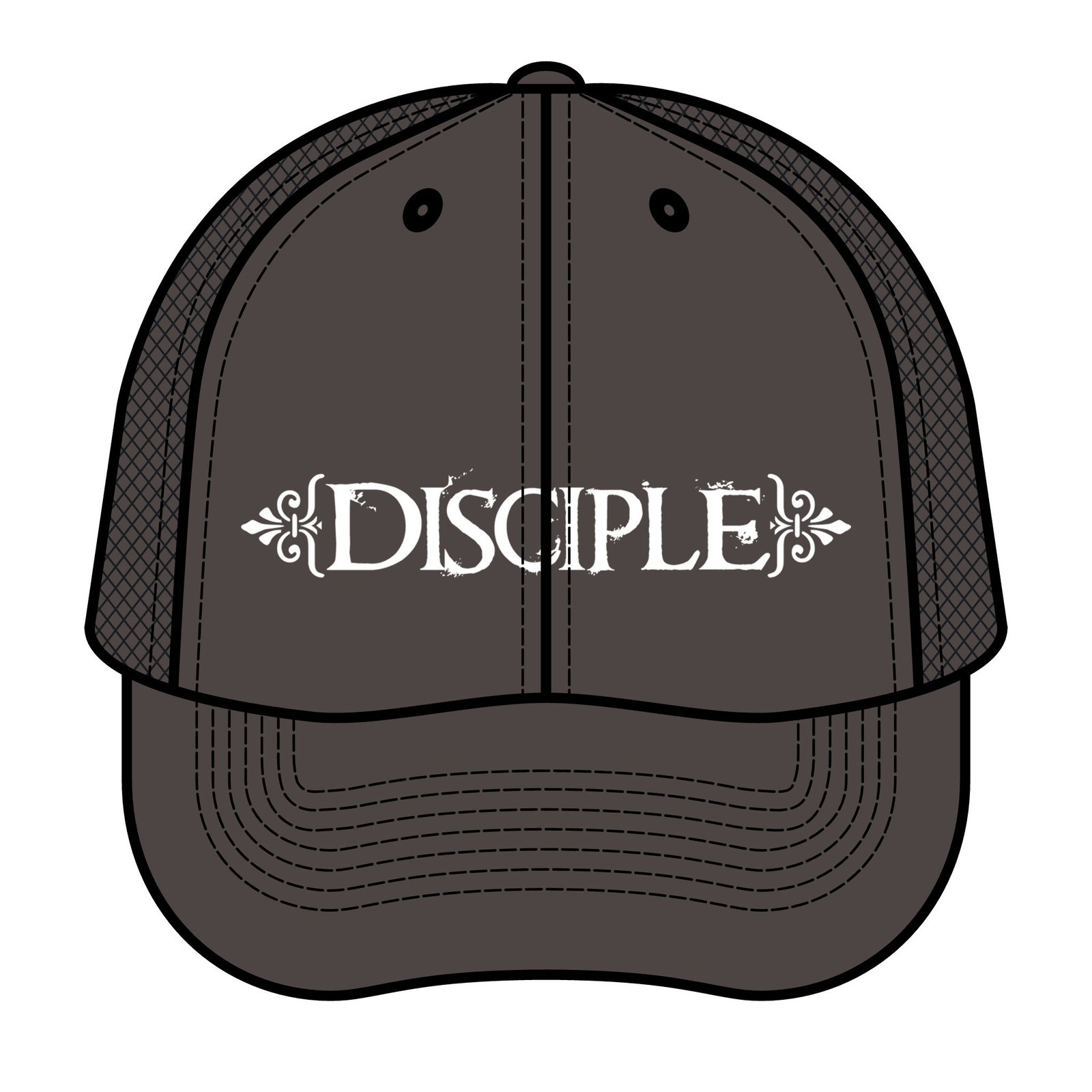 Disciple Logo Printed Trucker Retro Hat