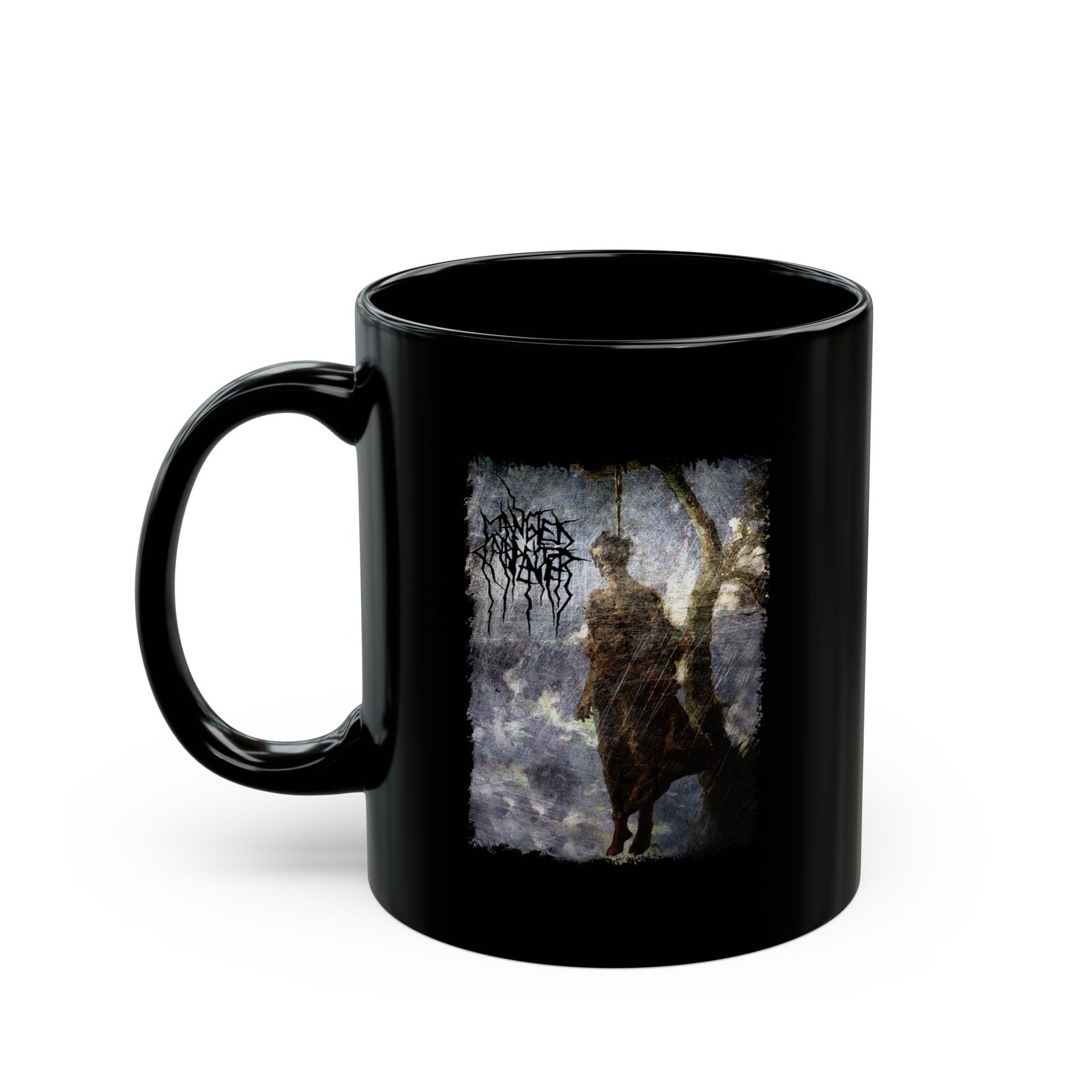 Mangled Carpenter - The Hanging Of Judas 11oz Black Mugs