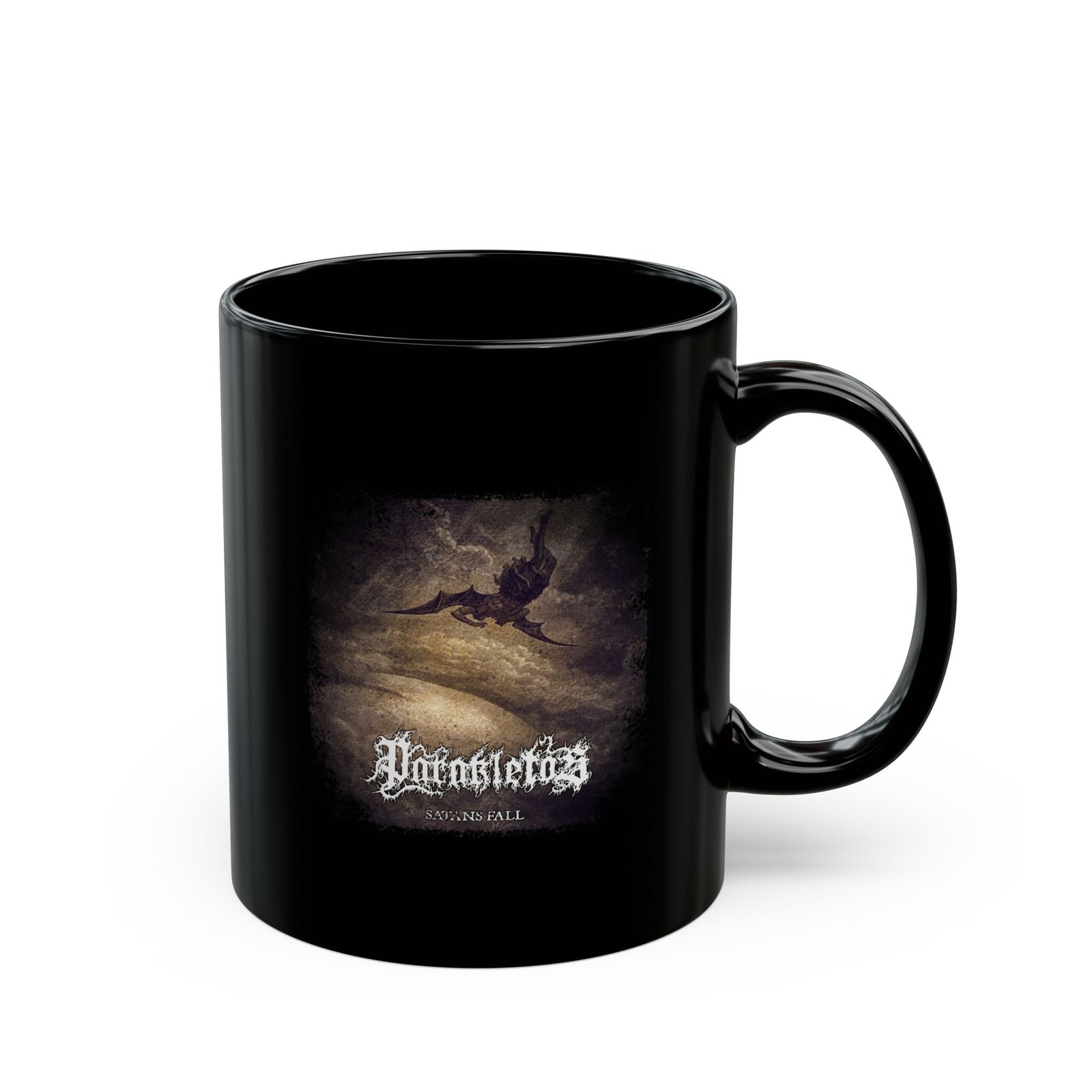 Parakletos - Satans Fall 11oz Black Mugs - Image 3