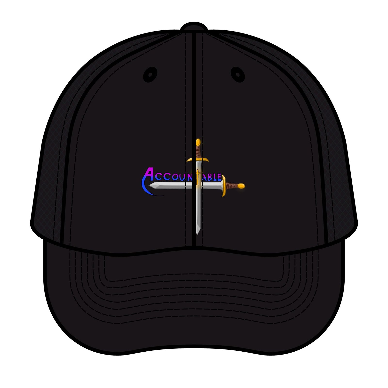 Accountable Logo Printed Trucker Retro Hat