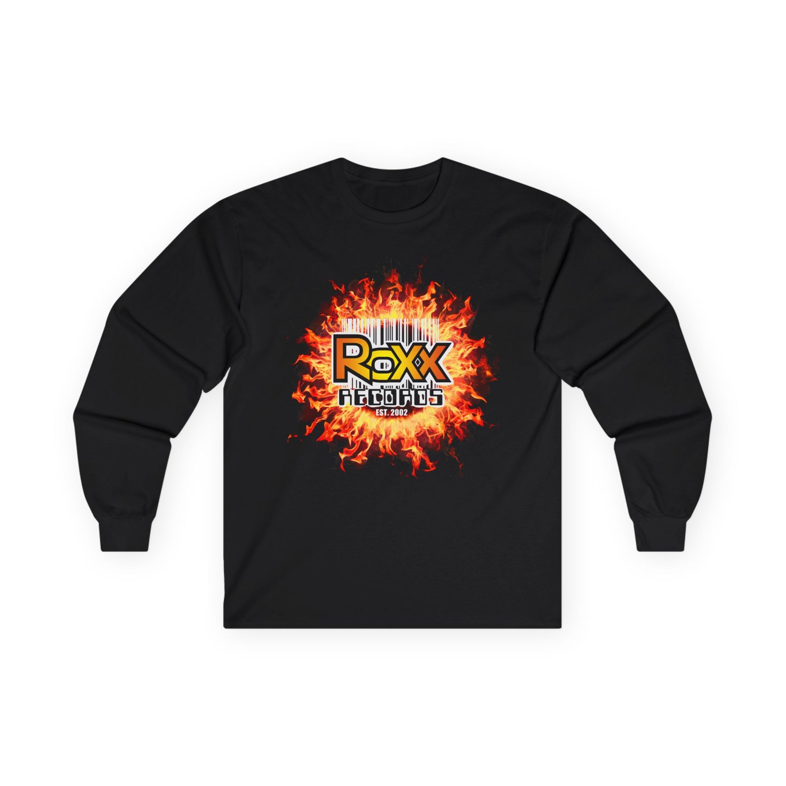 Roxx Records Fire Long Sleeve Tshirt