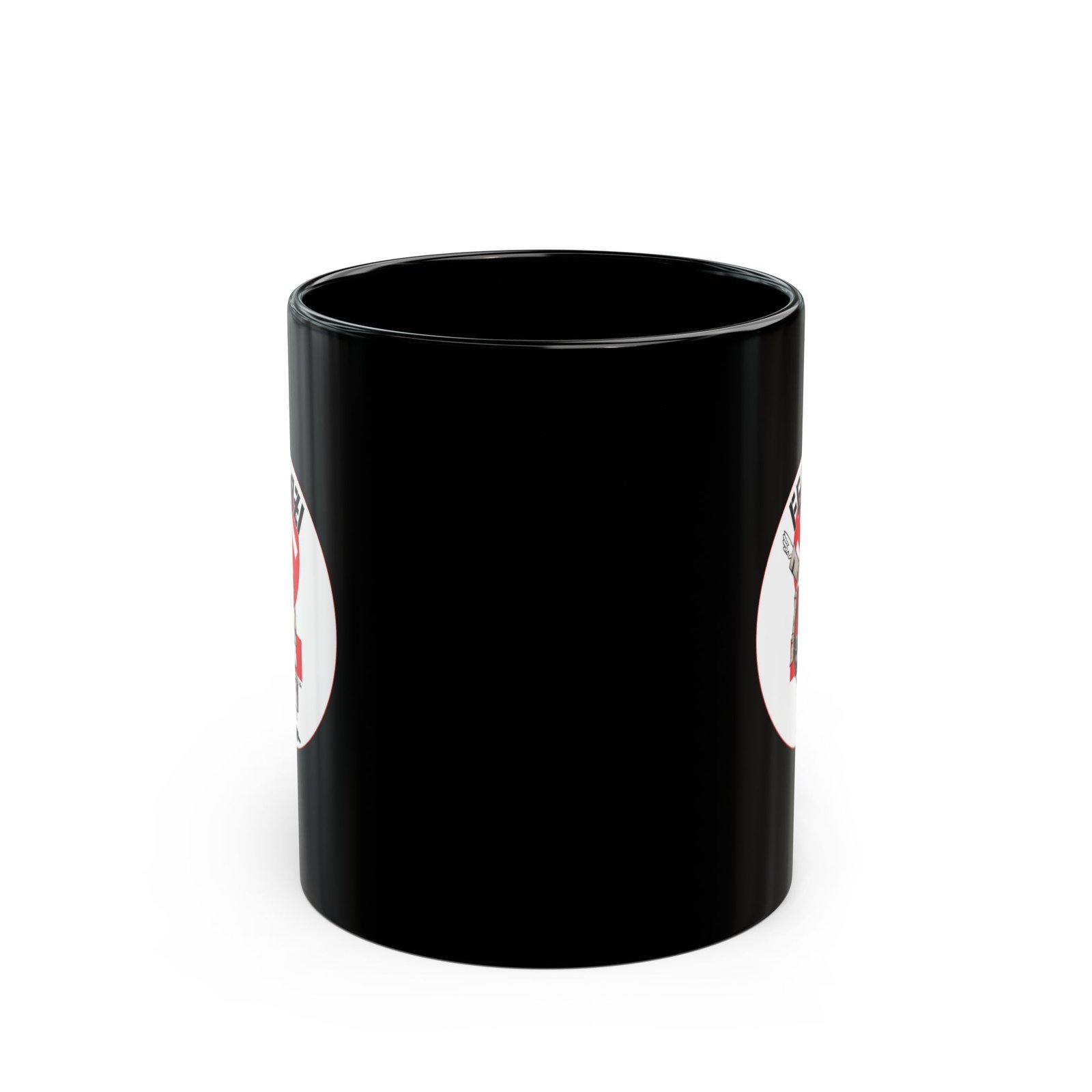 Lust Control - Feminazi 11oz Black Mugs - Image 2