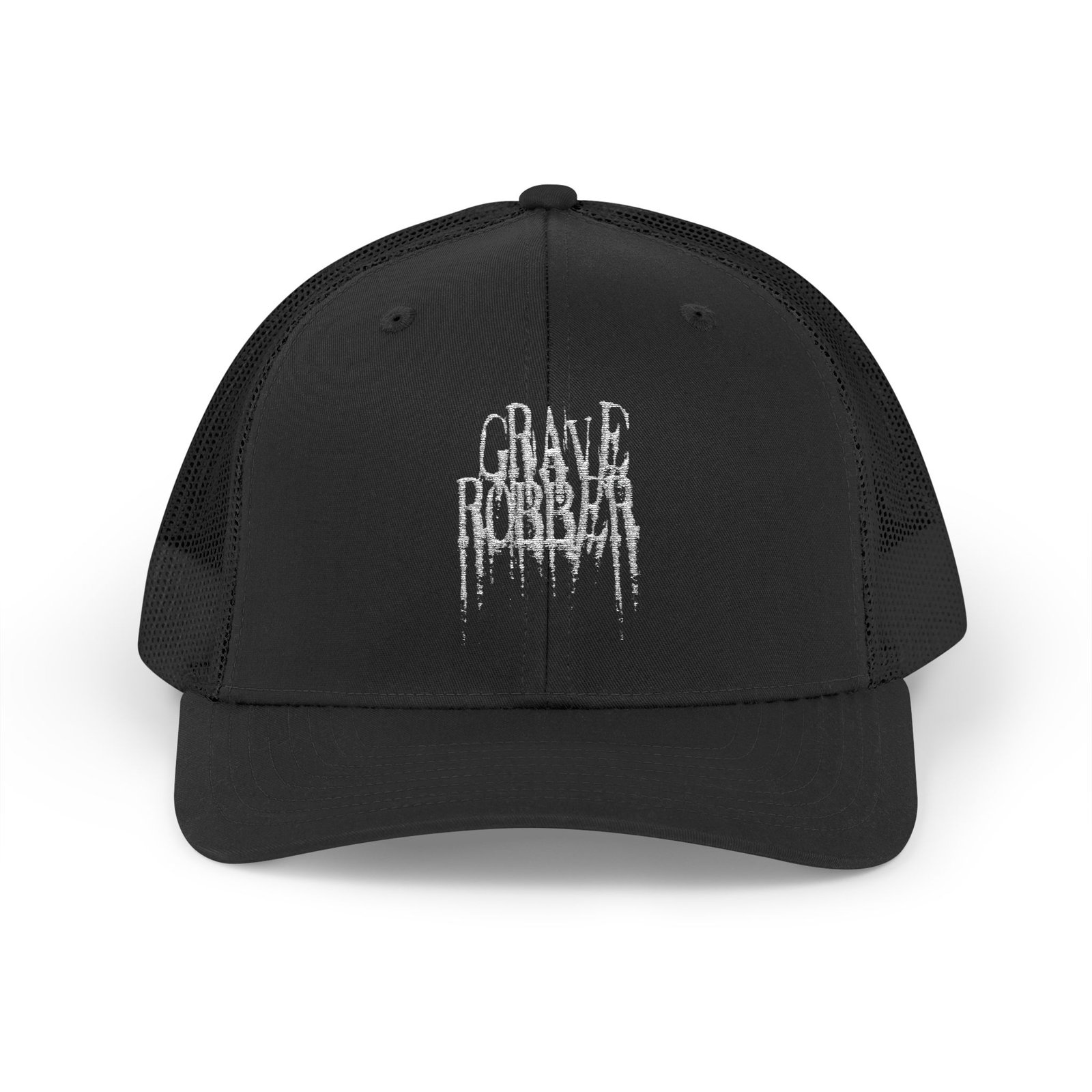 Grave Robber Logo Embroidered Snapback Trucker Cap