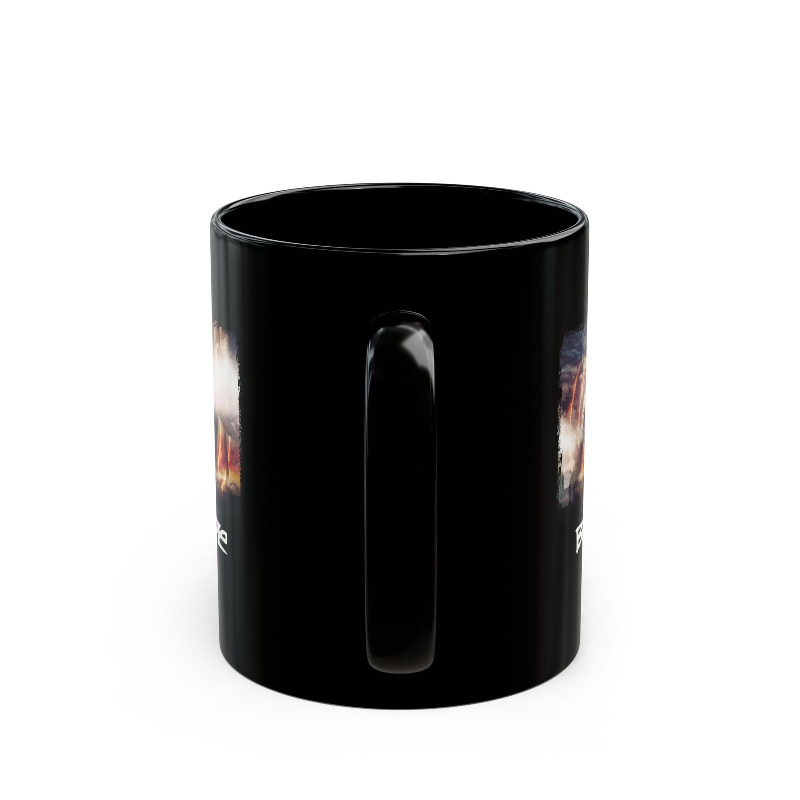 Bride - Here Is Your God 11oz Black Mugs - Image 4