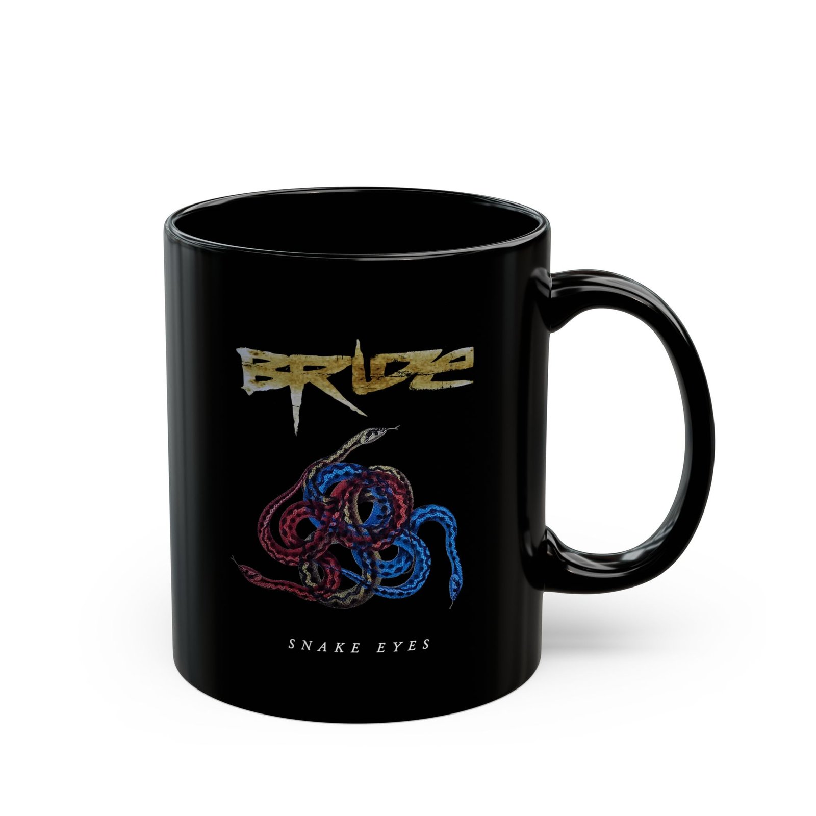Bride - Snake Eyes V2 11oz Black Mugs - Image 3