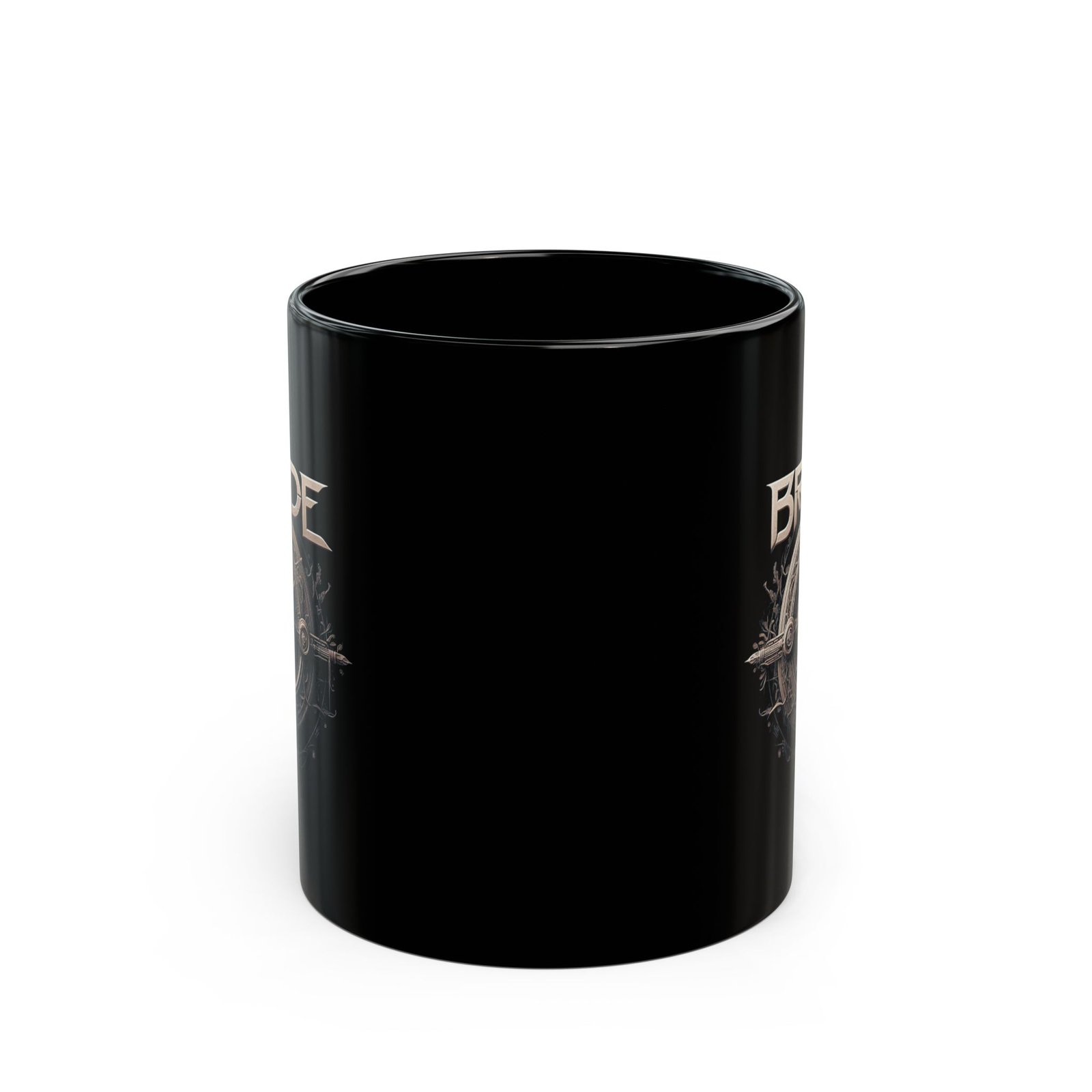 Bride - Lost Reels 11oz Black Mugs - Image 2