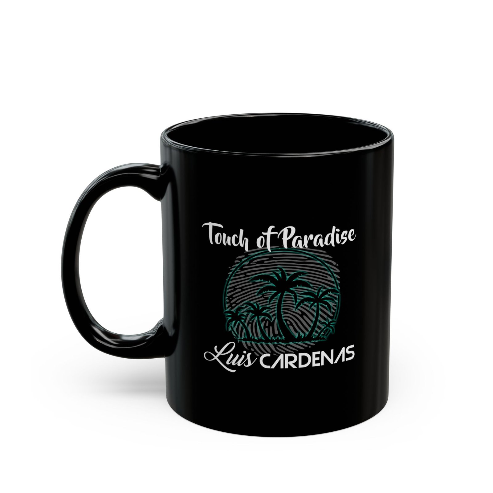Luis Cardenas - Touch of Paradise 11oz Black Mugs