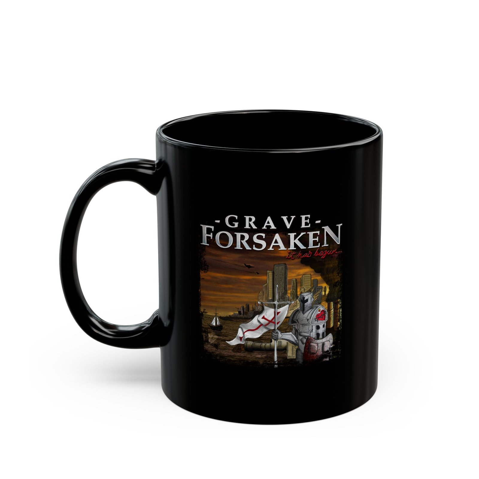 Grave Forsaken - It Has Begun 11oz Black Mugs