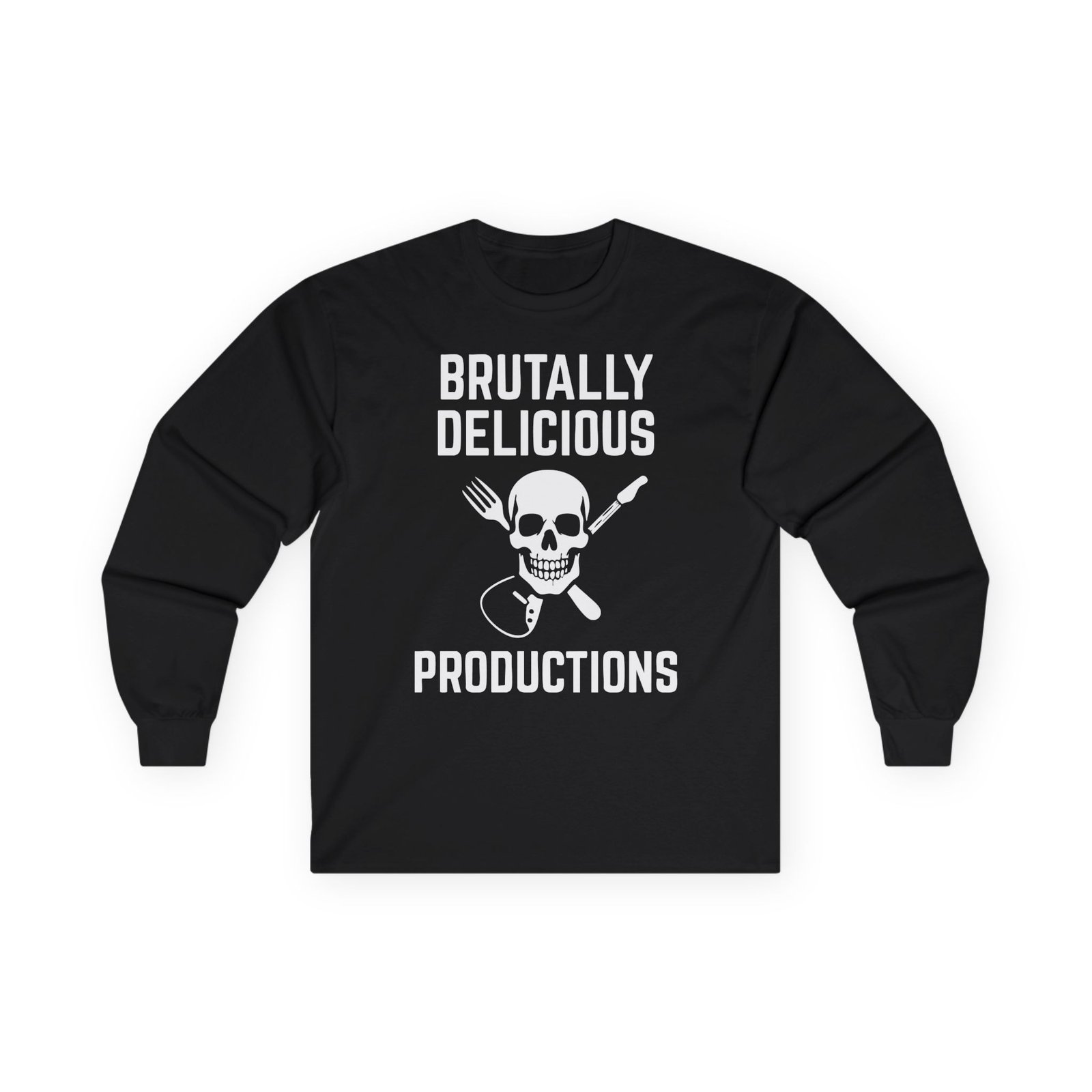 Brutally Delicious Productions Logo 2025 Long Sleeve Tshirt