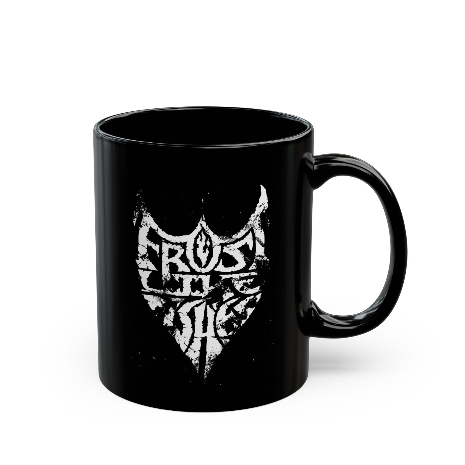 Frost Like Ashes Logo 11oz Black Mugs - Image 3
