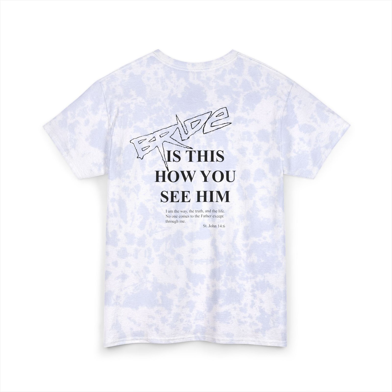 Bride - Psychedelic Super Jesus Tie Dye Cotton T-Shirt - Image 4