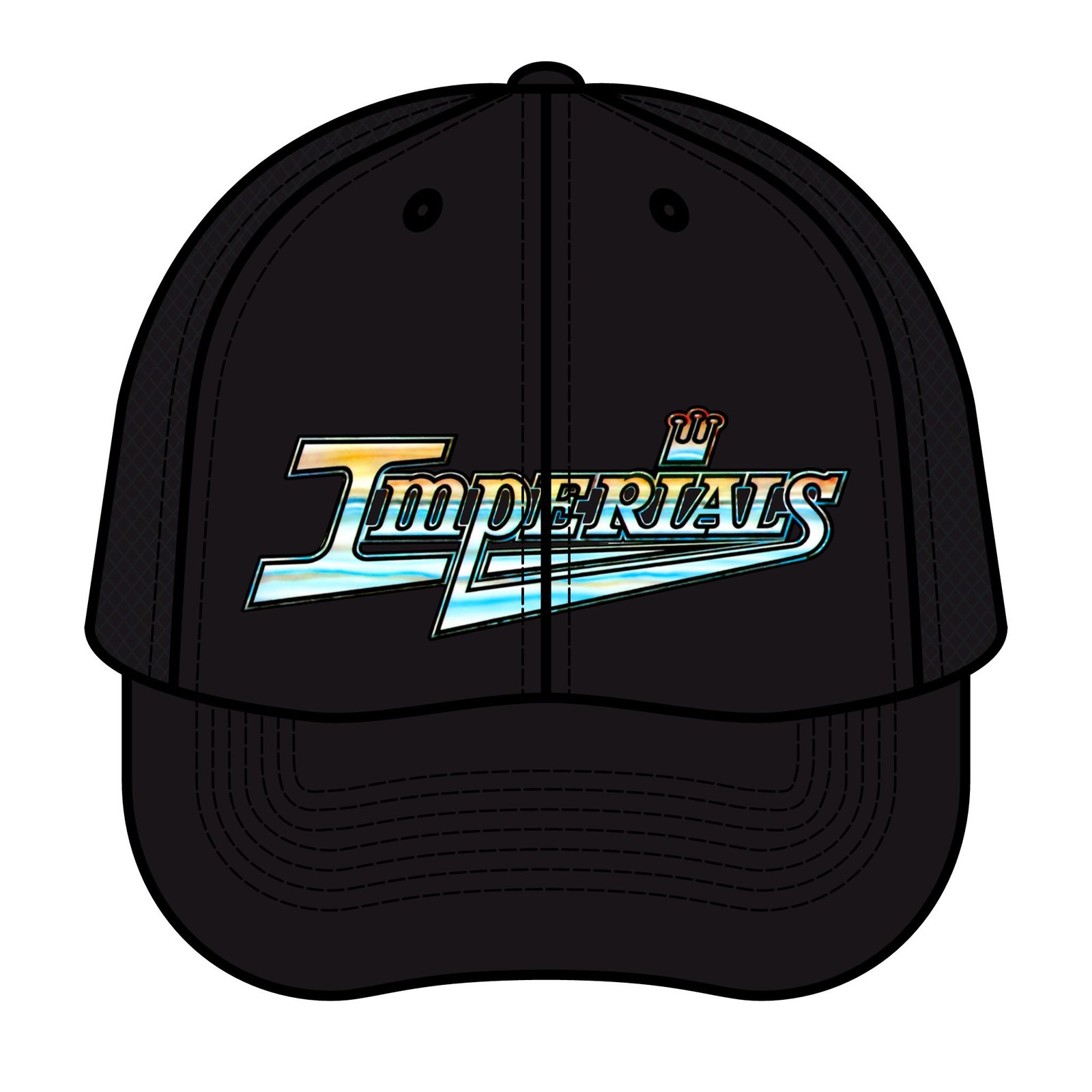 The Imperials Sail On Logo Printed Trucker Retro Hat