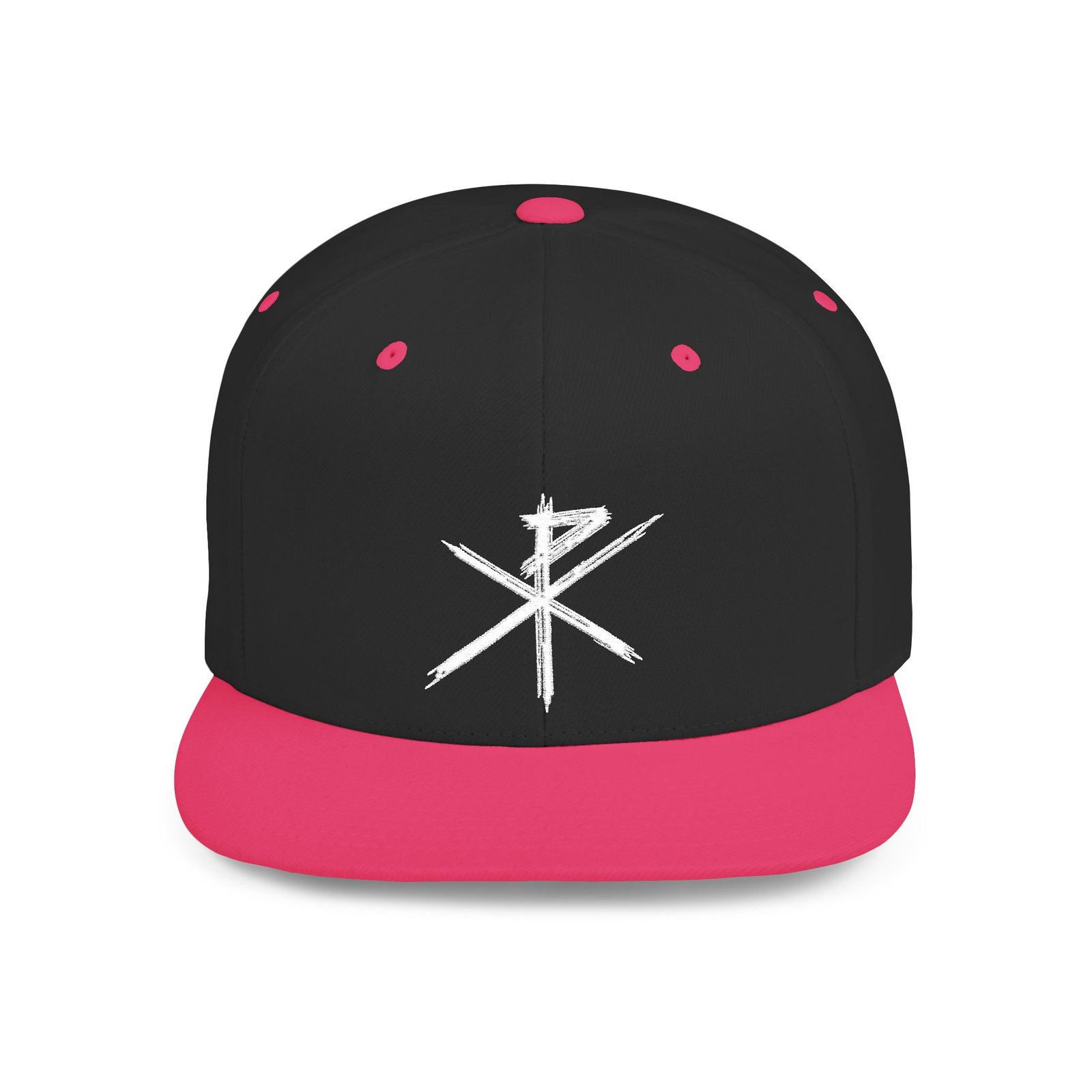 Disciple - Chi Ro Embroidered Flat Bill Snapback