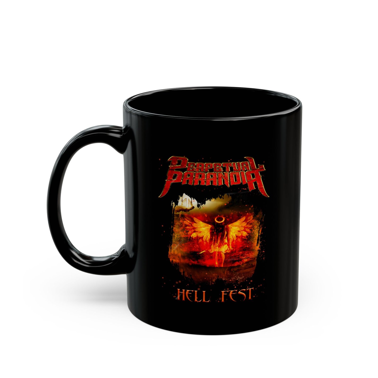 Perpetual Paranoia - Hell Fest 11oz Black Mugs