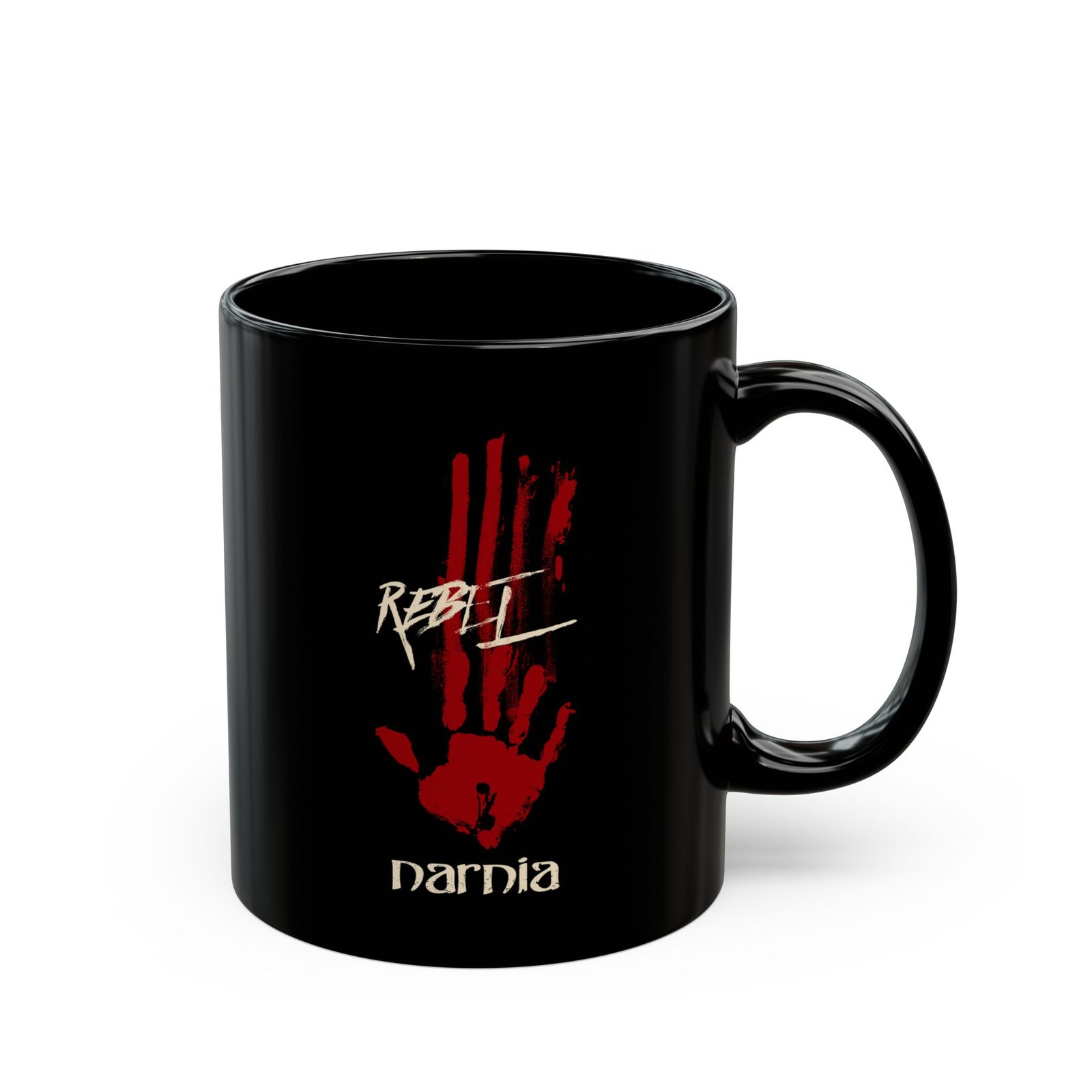 Narnia - Rebel 11oz Black Mugs - Image 3