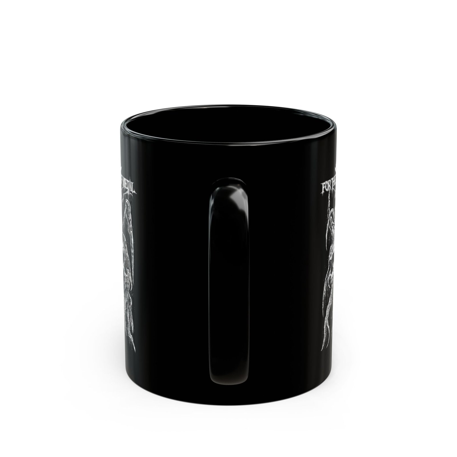 For The Love Of Metal 11oz Black Mugs - Image 4