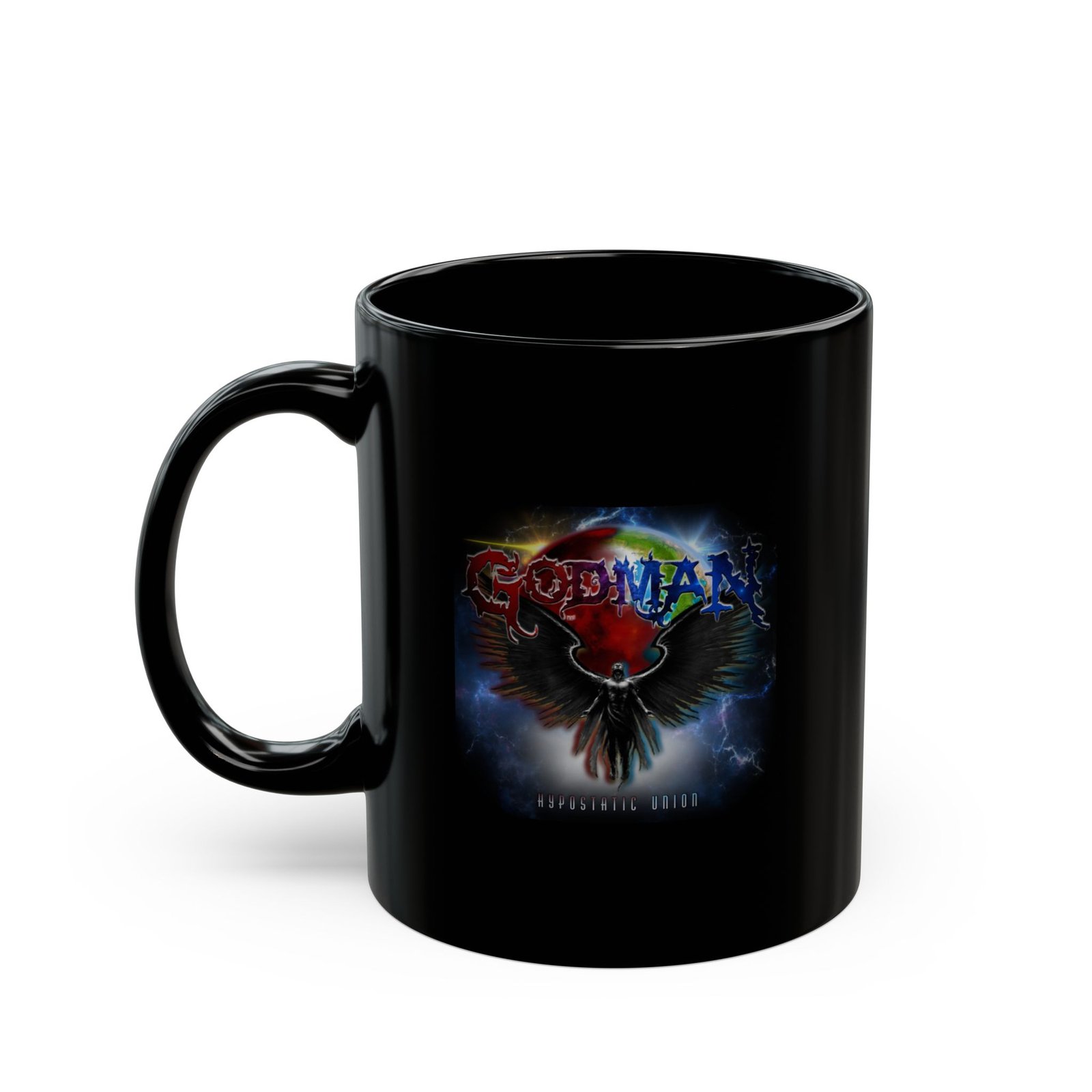 Godman - Hypostatic Union 11oz Black Mugs