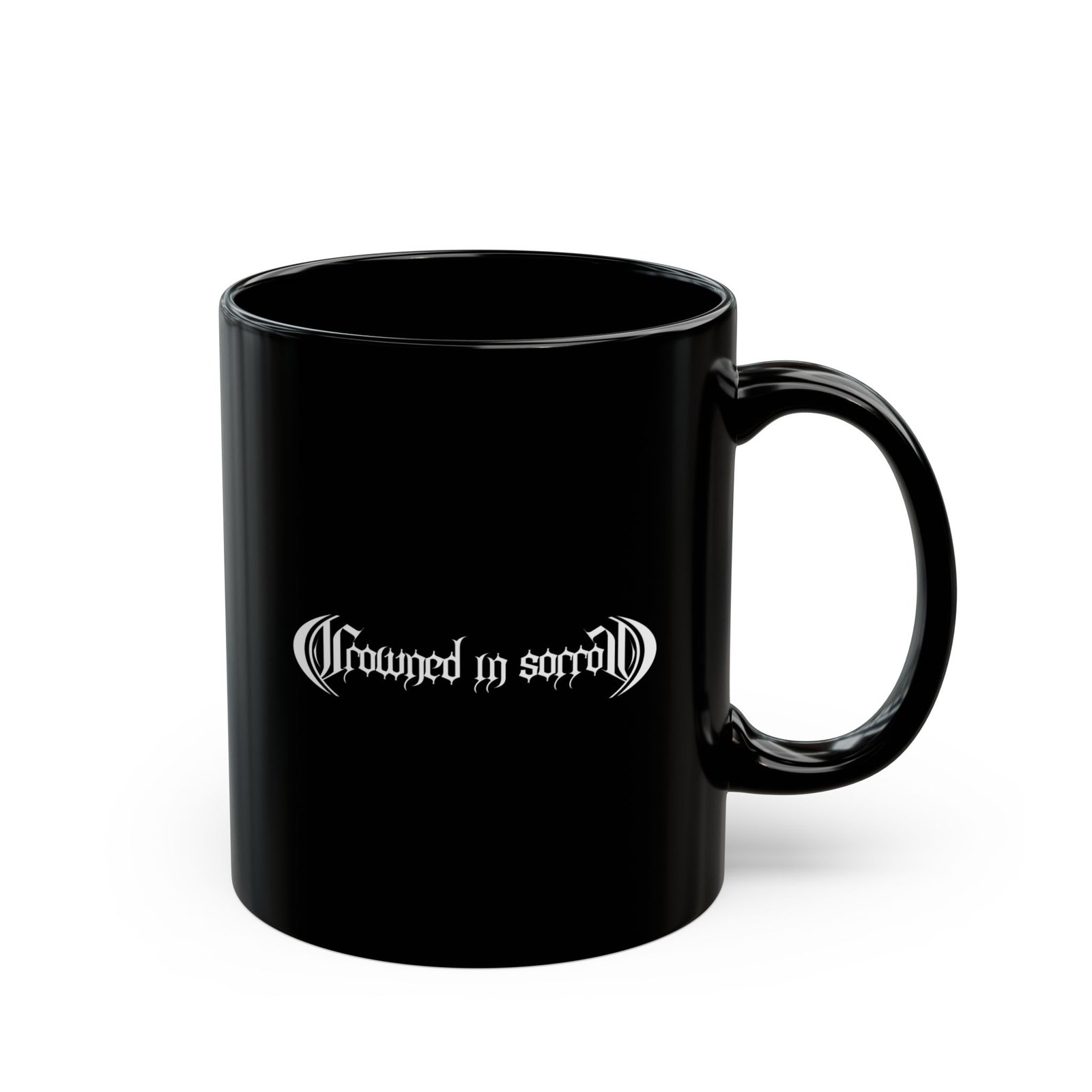 Crowned In Sorrow Logo 11oz Black Mugs