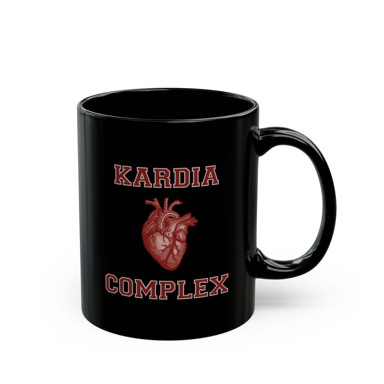 Kardia Complex 11oz Black Mugs - Image 3