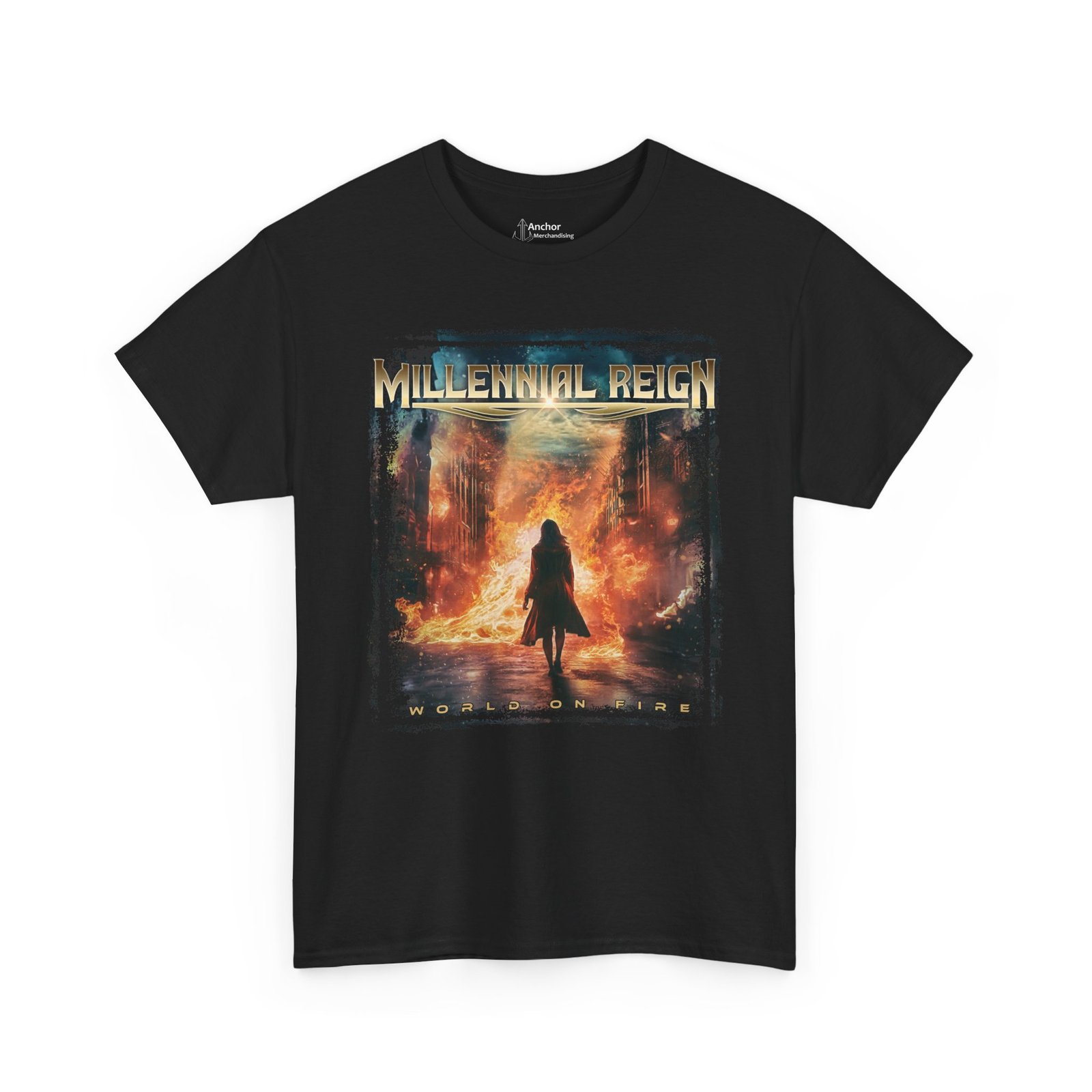 Millennial Reign - World On Fire Short Sleeve T-shirt - Image 3