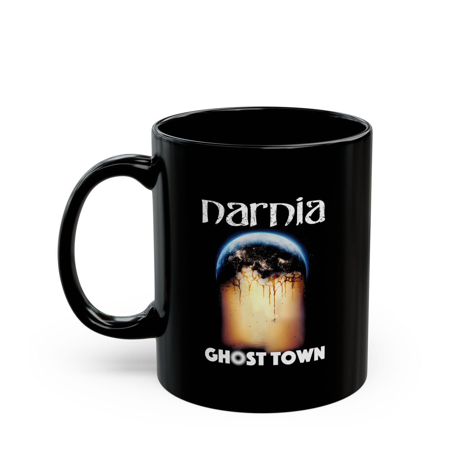 Narnia - Ghost Town 11oz Black Mugs