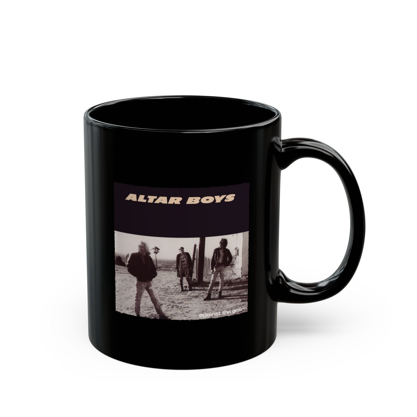 Altar Boys - Against The Grain 11oz Black Mugs - Image 3
