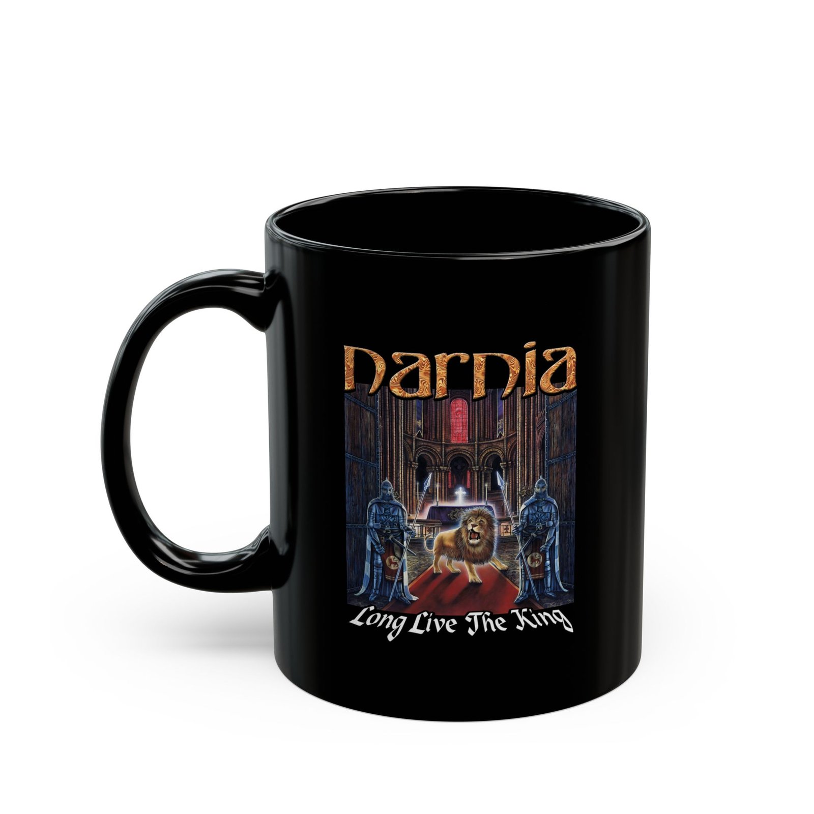 Narnia - Long Live The King 11oz Black Mugs