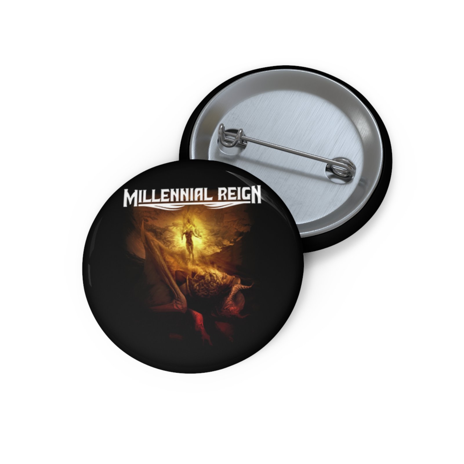 Millennial Reign - Carry The Fire Pin Buttons