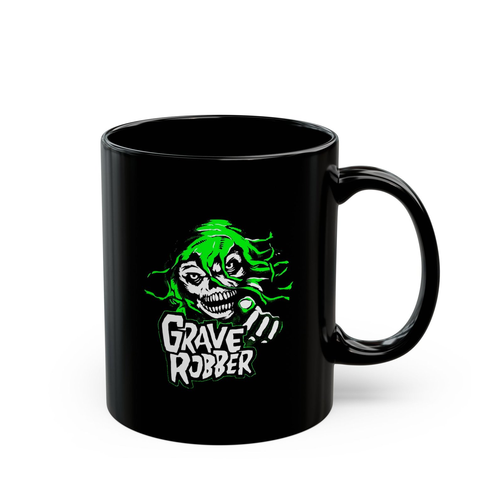 Grave Robber Wretched 11oz Black Mugs - Image 3