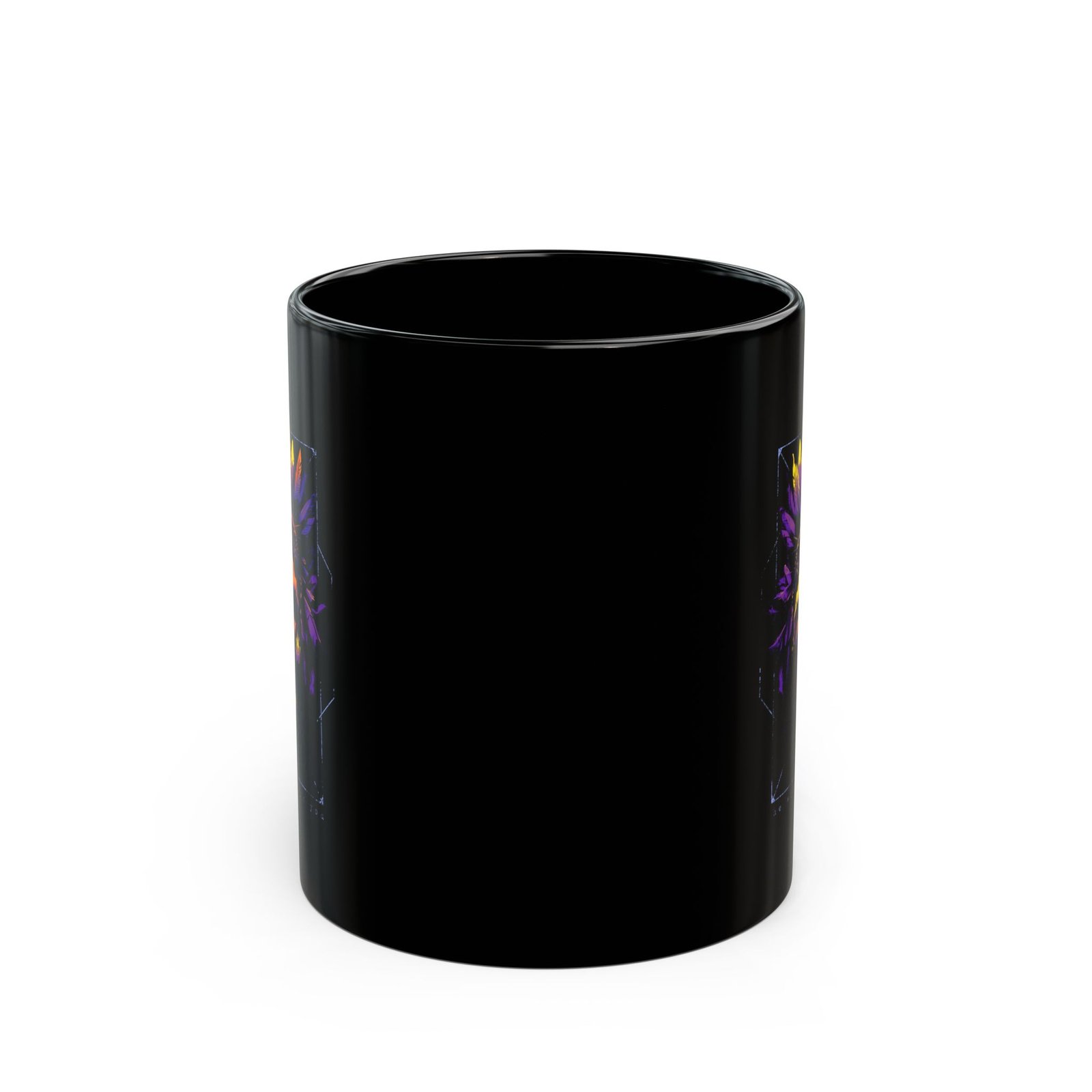 Tavares Artwork - We Will Rock You 11oz Black Mugs - Image 2