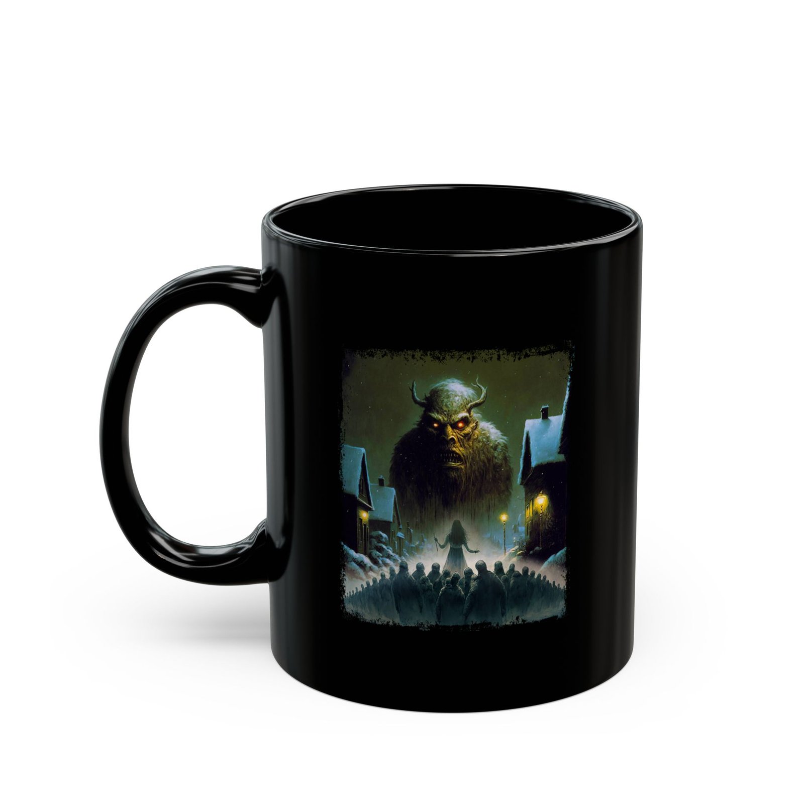 Holiday Horrors - Gryla The Troll 11oz Black Mugs