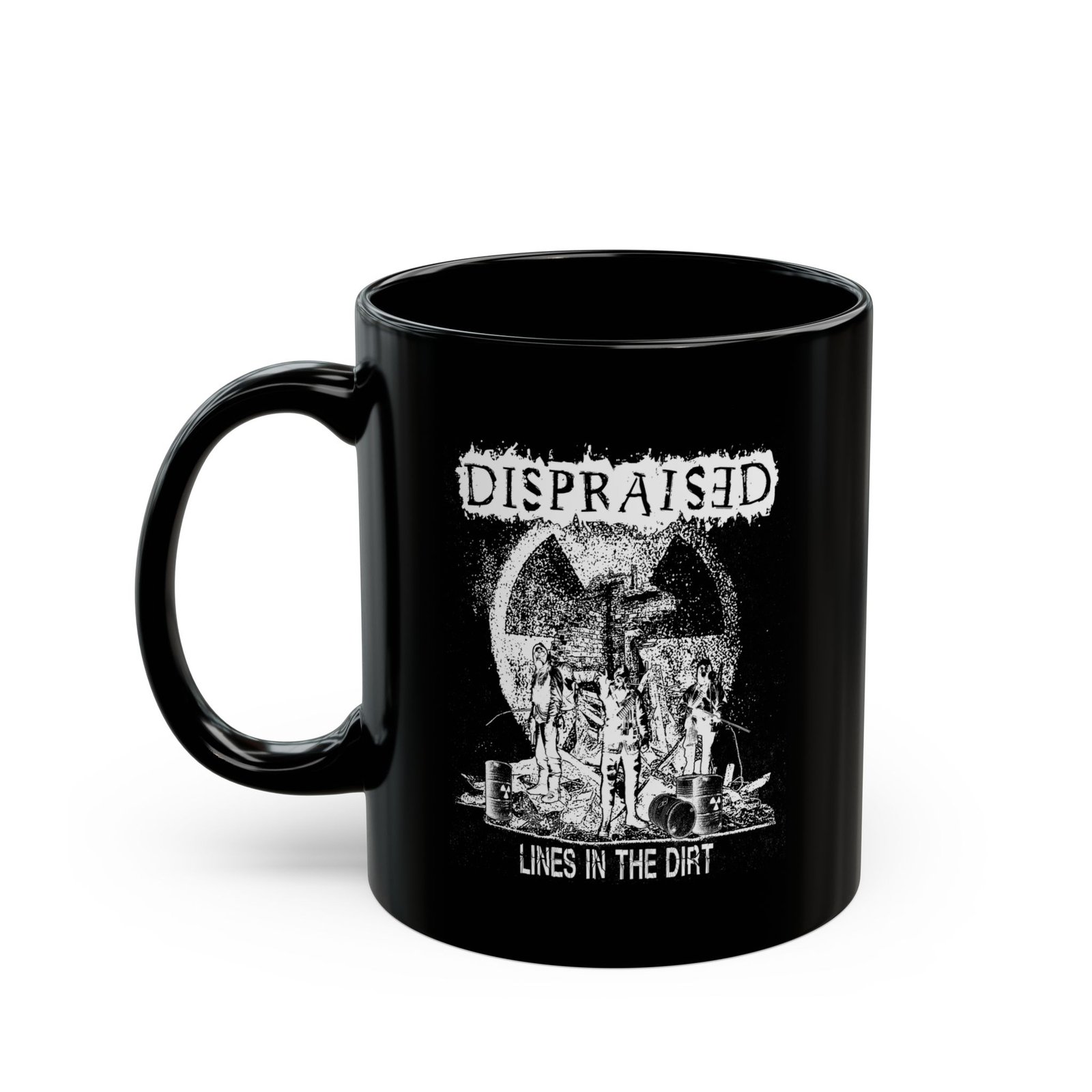 Dispraised - Lines In The Dirt 11oz Black Mugs