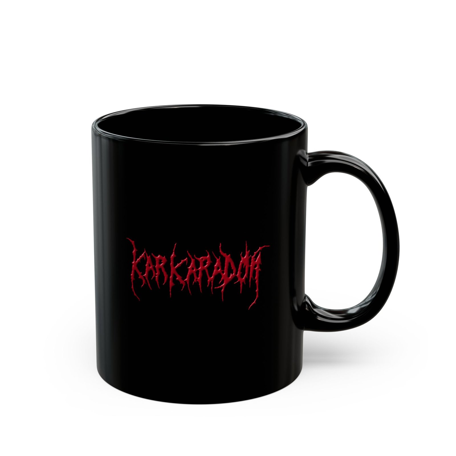 KarkaradoN Blood Logo 11oz Black Mugs - Image 3