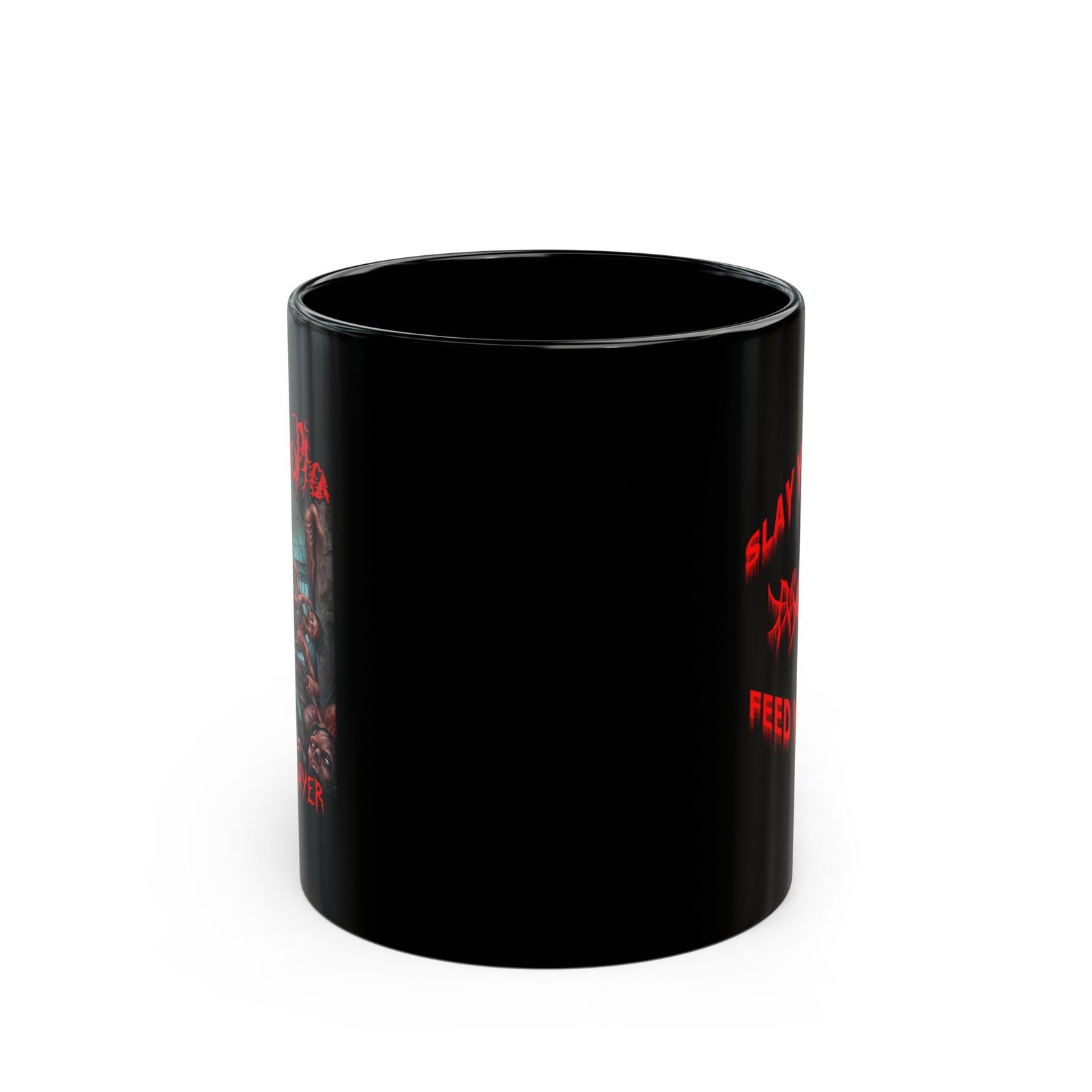 Nyctalopia - Flesh Slayer 11oz Black Mugs - Image 2