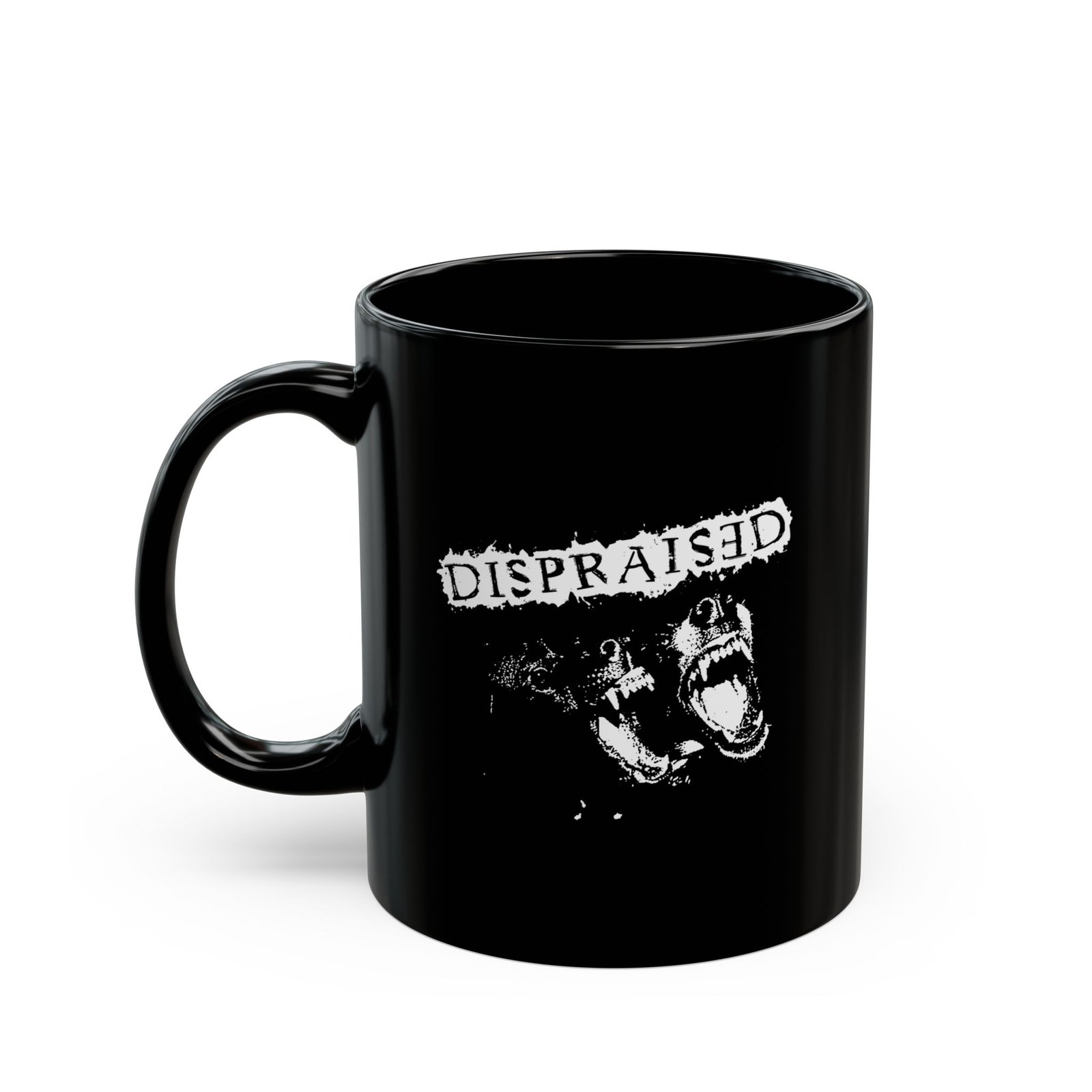 Dispraised Dogs 11oz Black Mugs