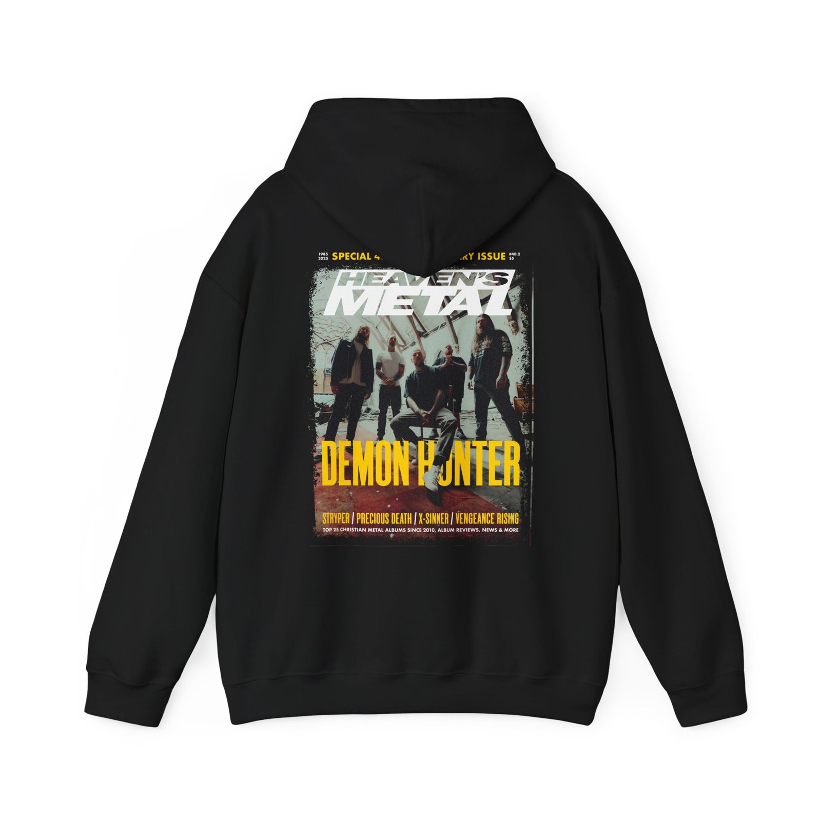 Heaven's Metal - Christmas Edition Pullover Hooded Sweatshirt (2-Sided) - Image 2