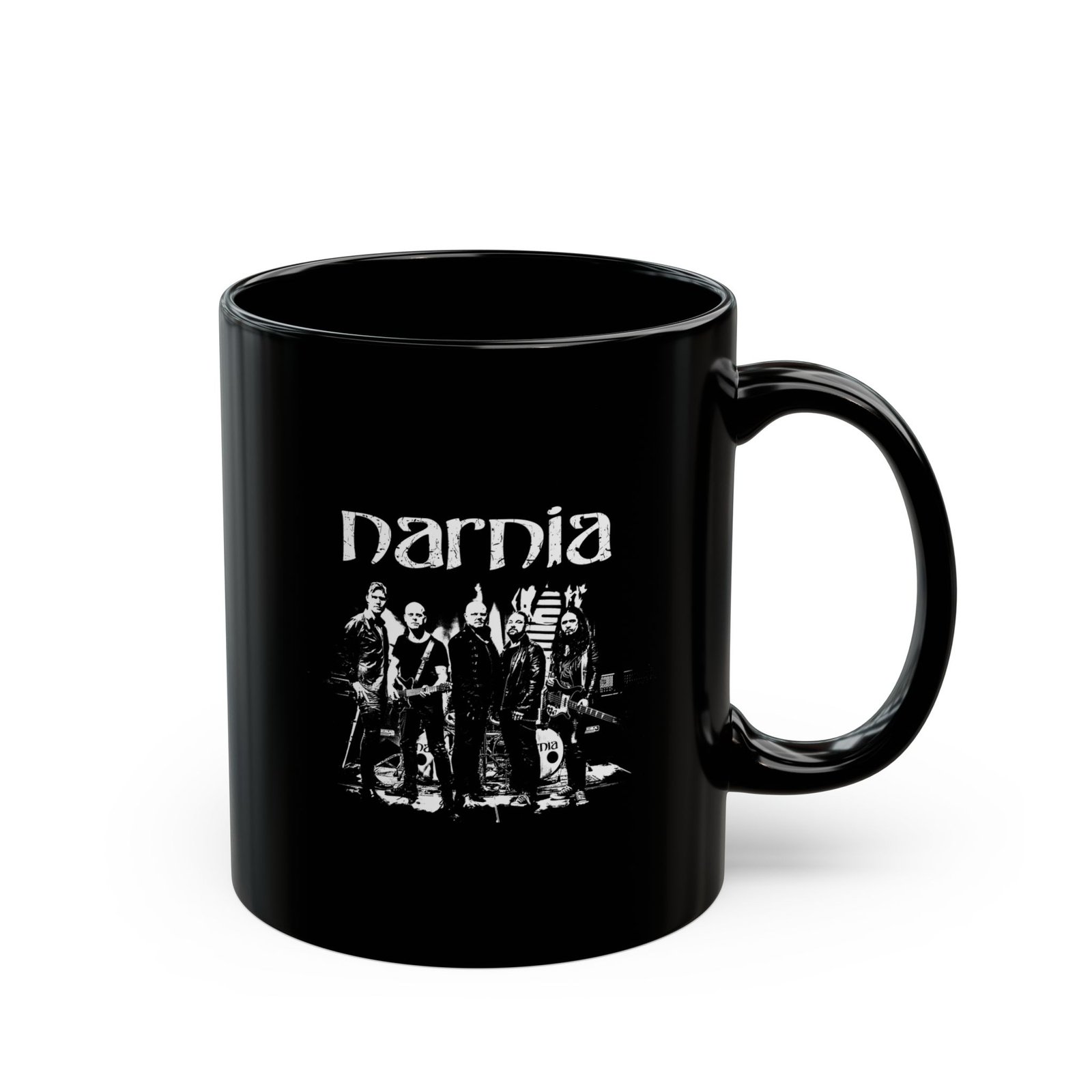Narnia Vintage 11oz Black Mugs - Image 3