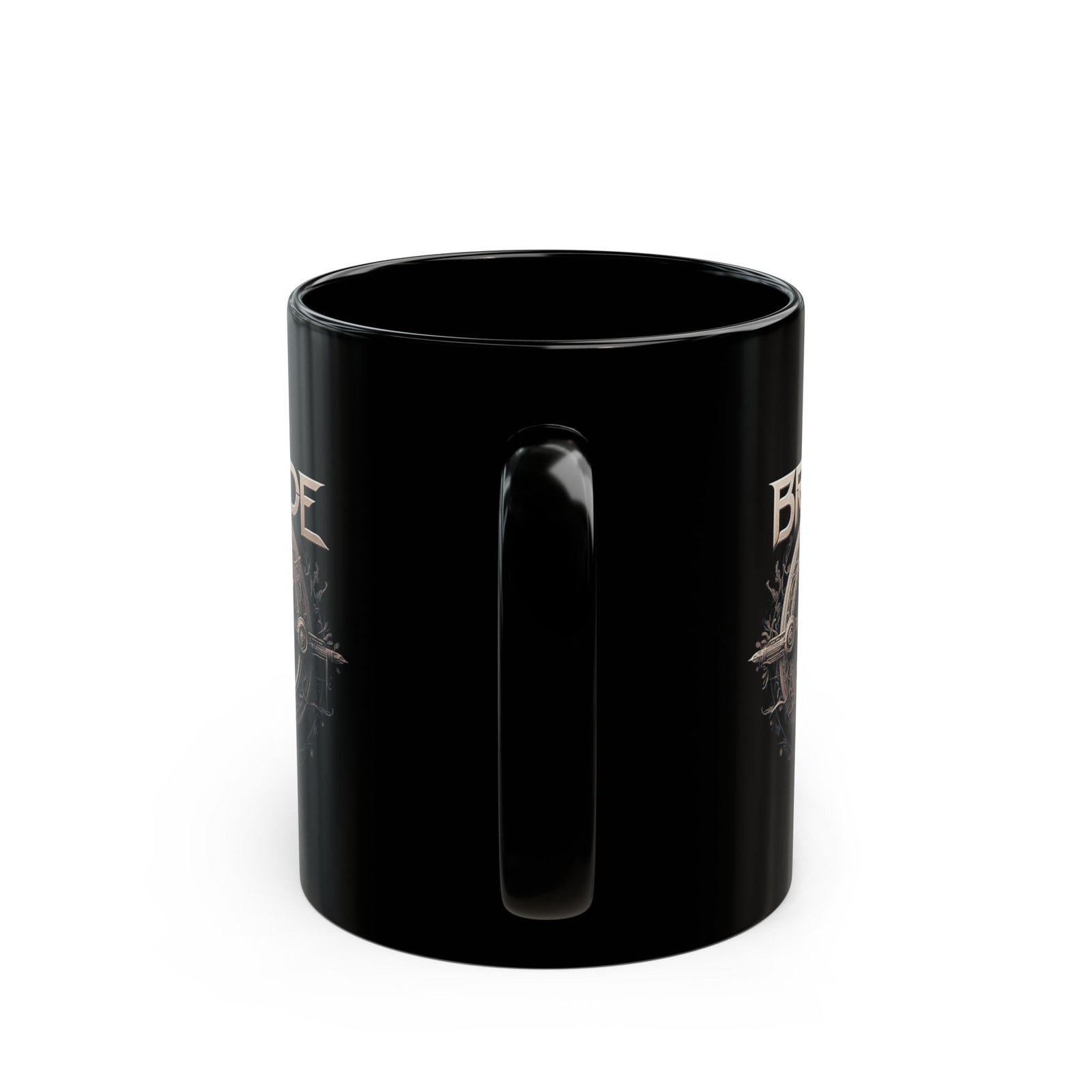 Bride - Lost Reels 11oz Black Mugs - Image 4