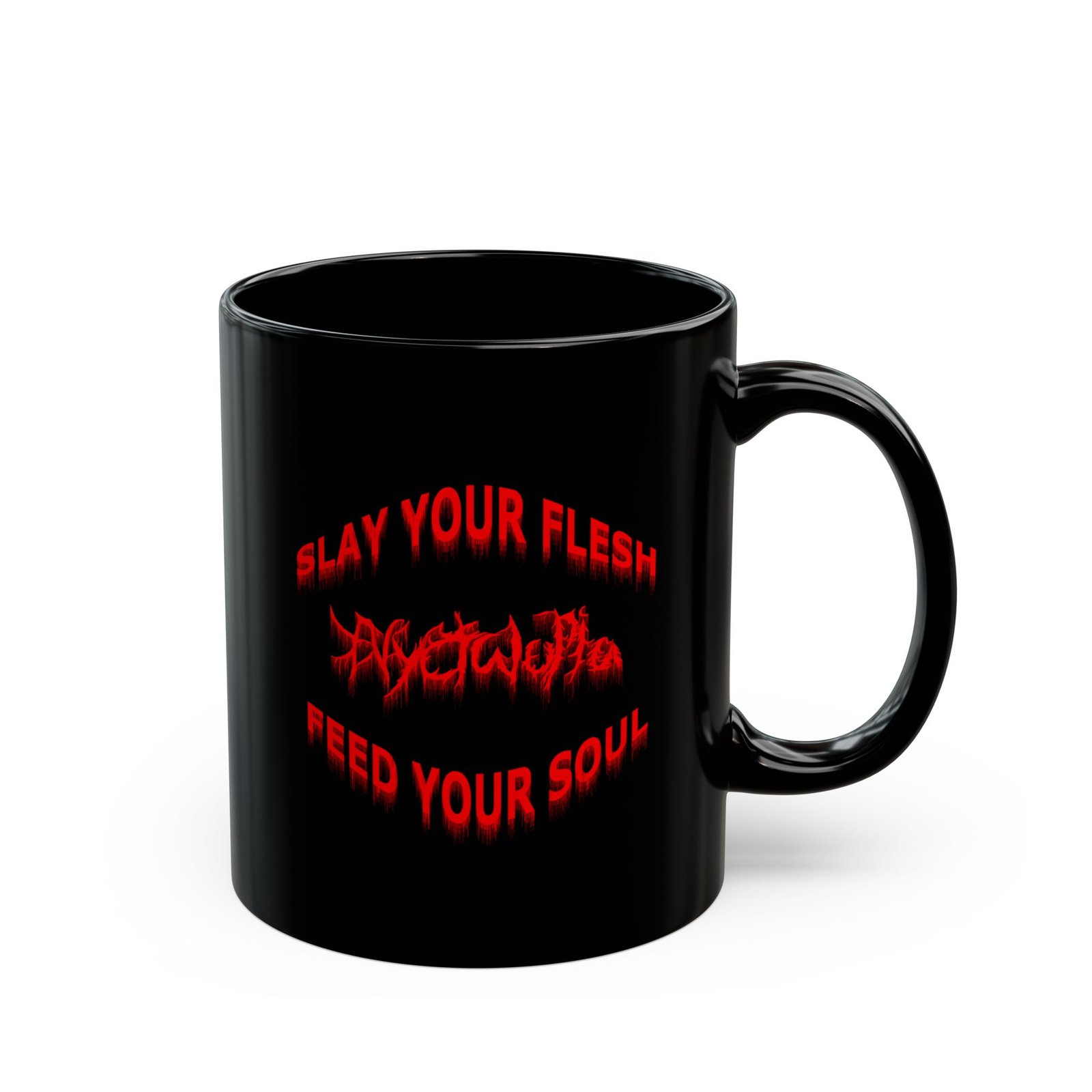 Nyctalopia - Flesh Slayer 11oz Black Mugs - Image 3