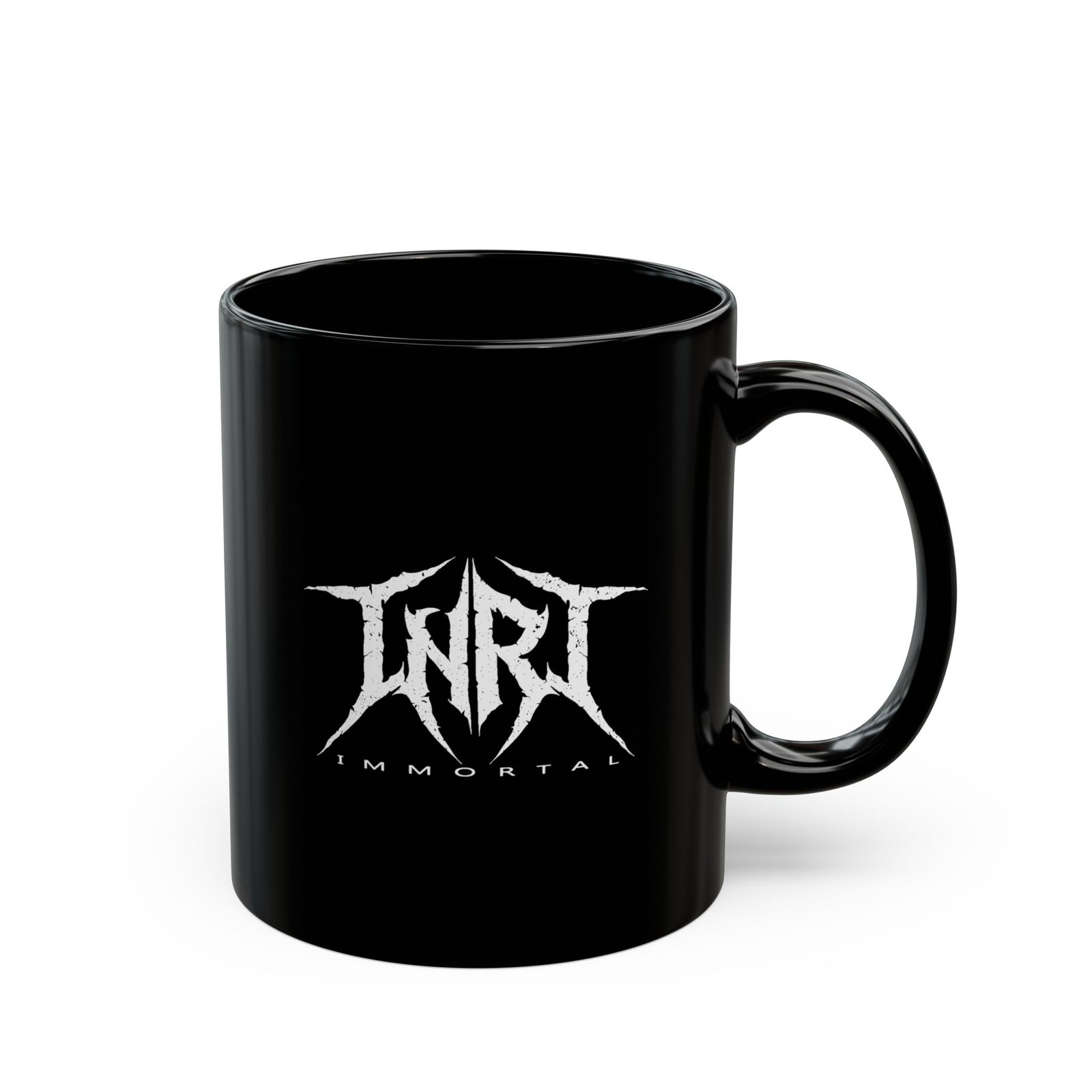 INRI Immortal Logo 11oz Black Mugs - Image 3