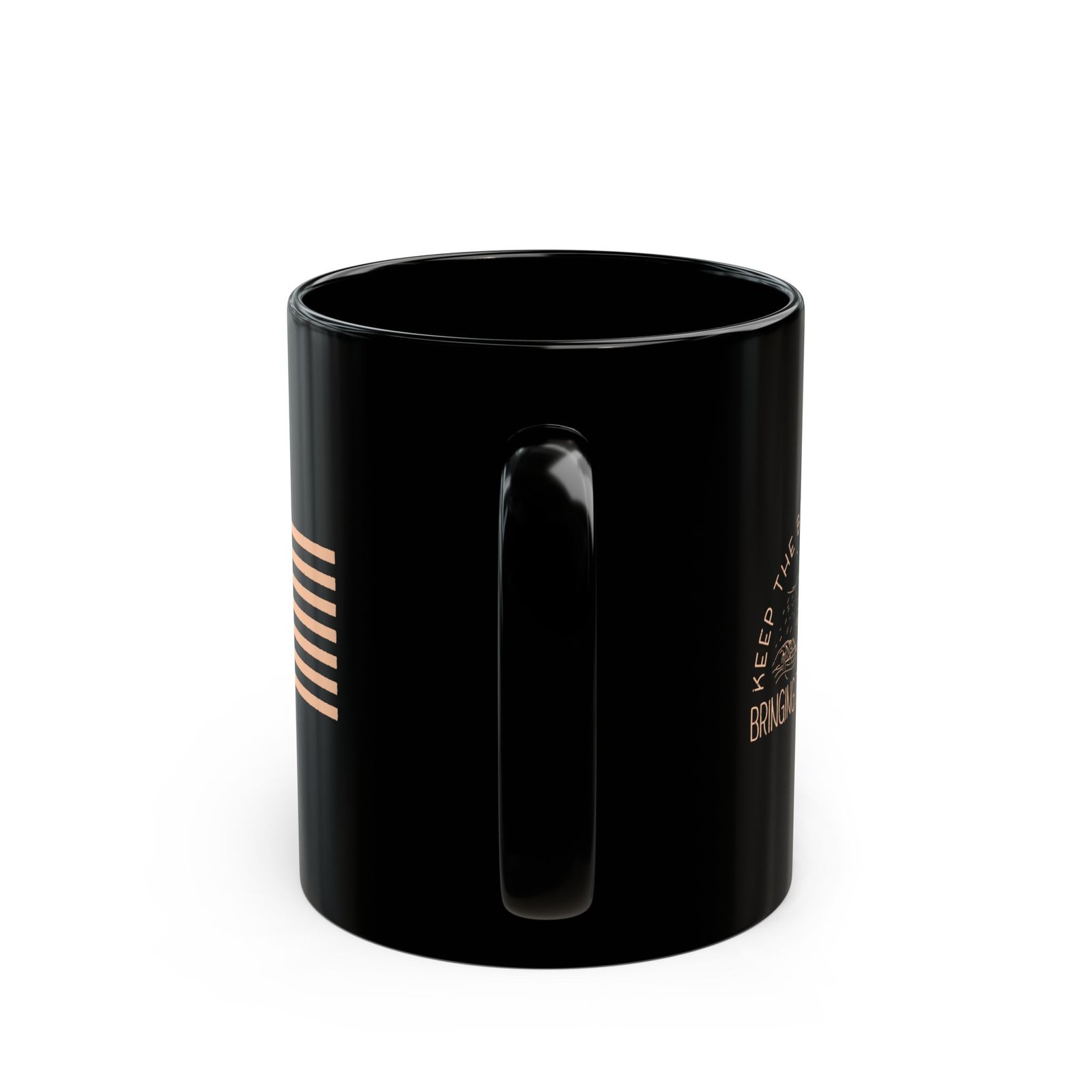 Bringing Down Broadway - Beacon 11oz Black Mugs - Image 4