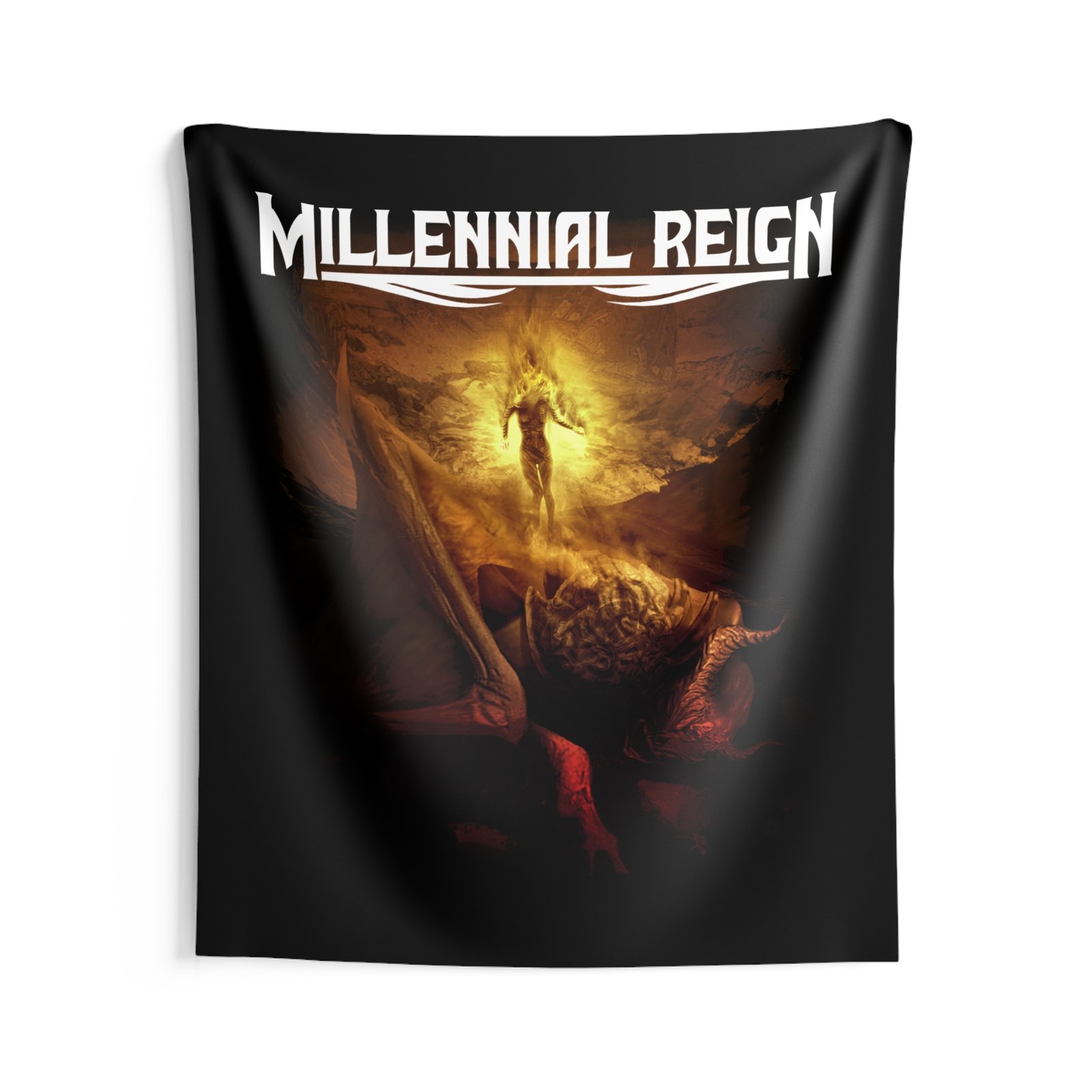 Millennial Reign - Carry The Fire Indoor Wall Tapestries