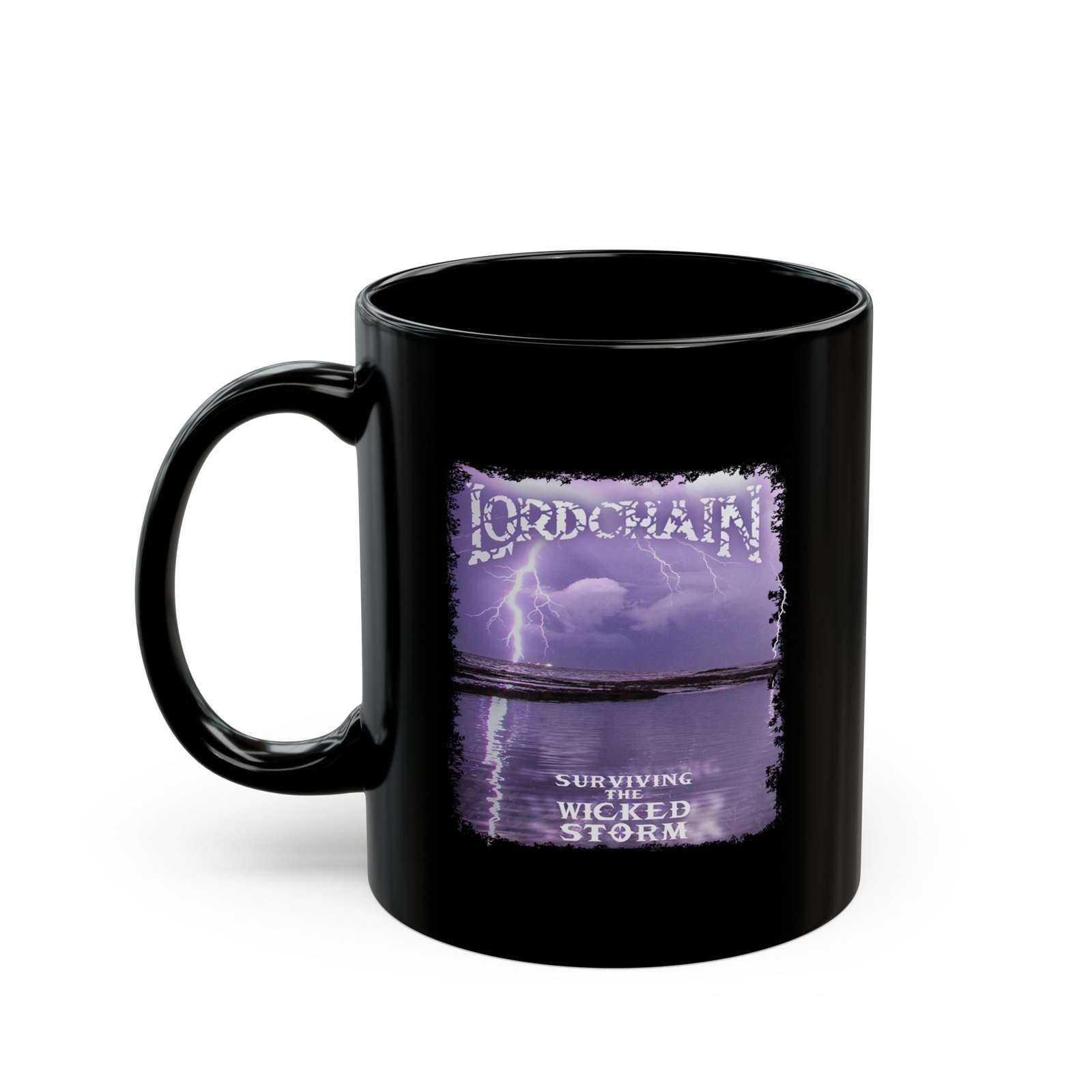 Lordchain - Surviving The Wicked Storm 11oz Black Mugs