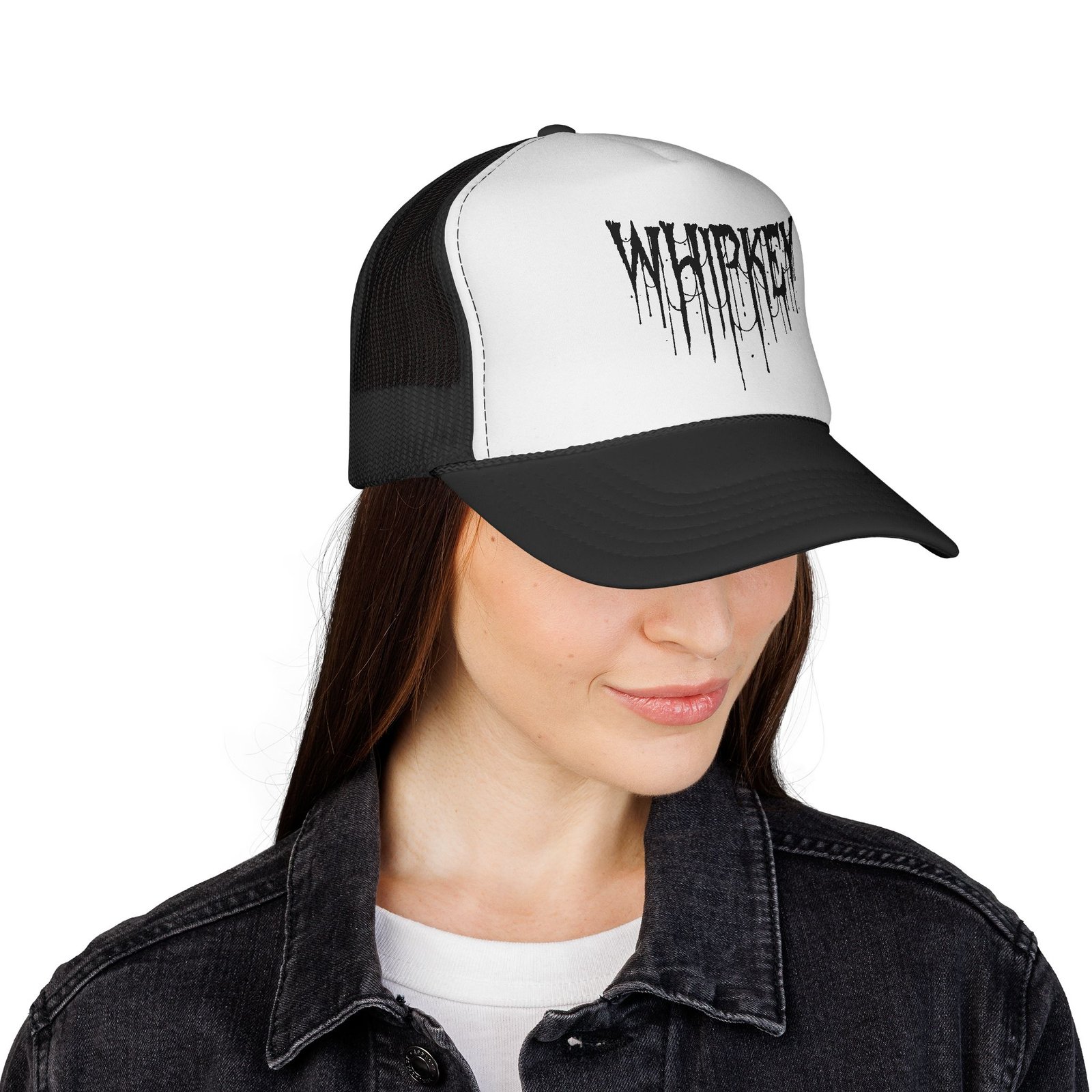 Whipkey Logo Printed Trucker Caps - Image 4