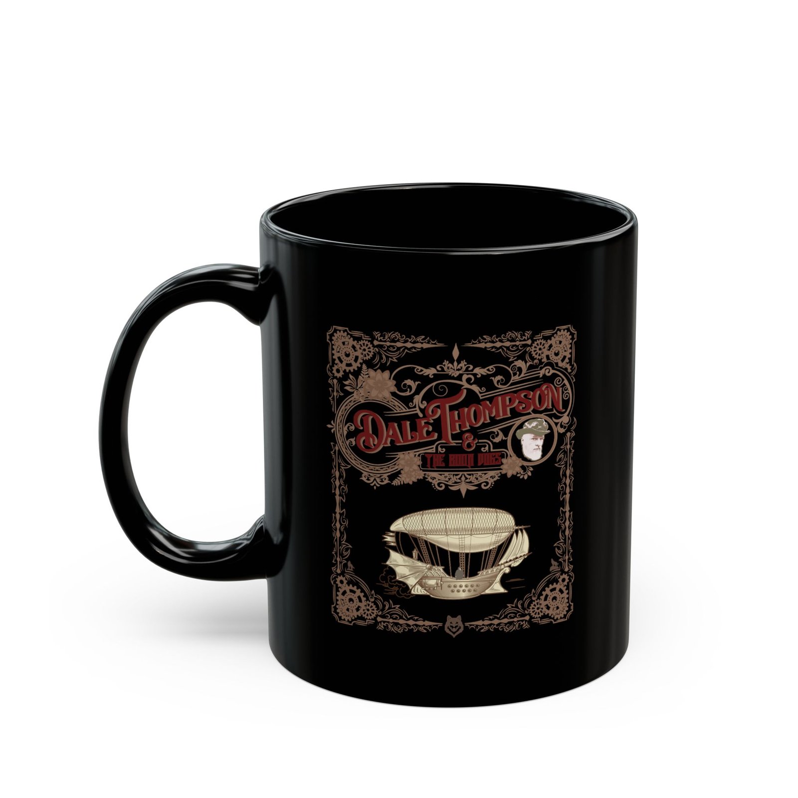 Dale Thompson And The Boon Dogs 11oz Black Mugs