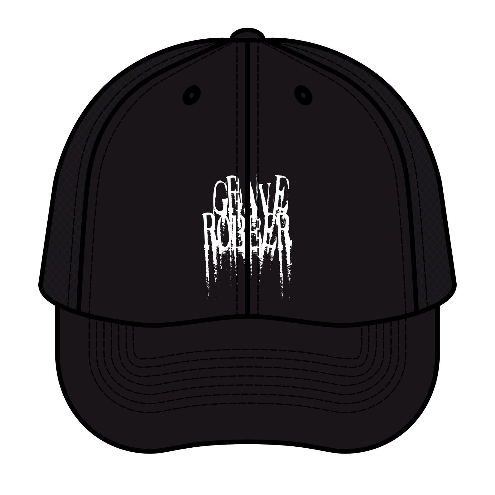 Grave Robber Logo Printed Trucker Retro Hat