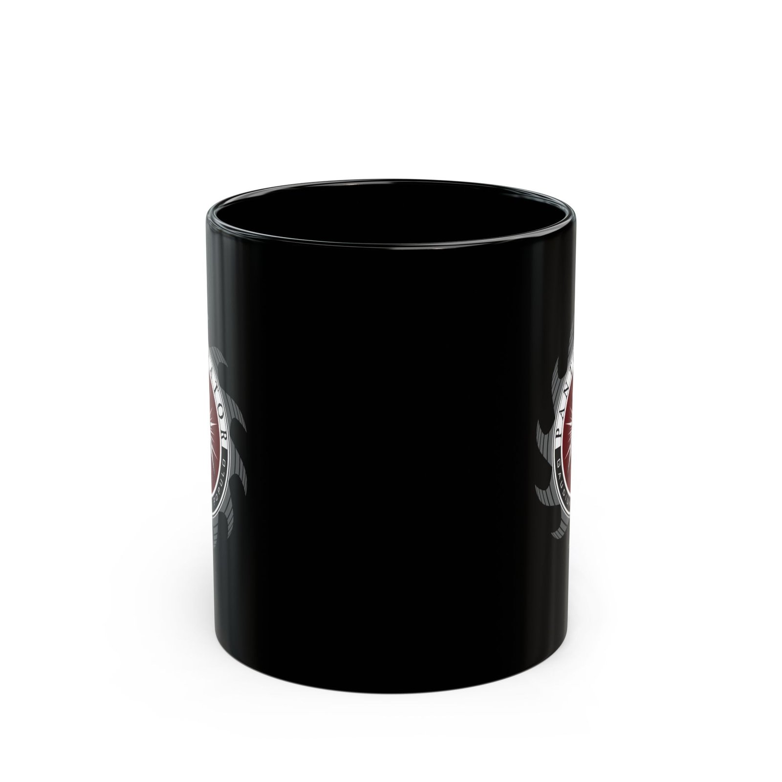 Pantokrator Emblem 11oz Black Mugs - Image 2