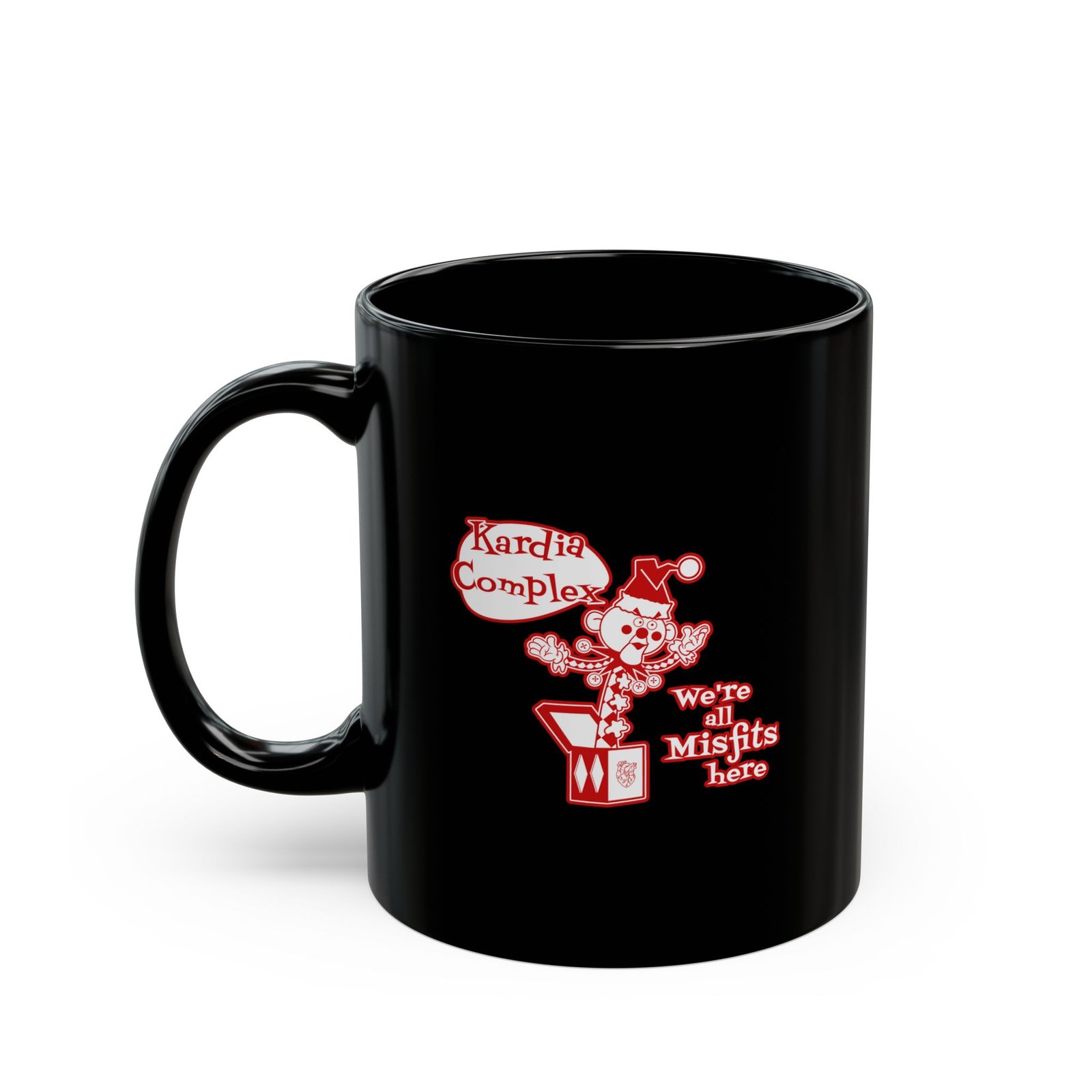 Kardia Complex - We're All Misfits Here 11oz Black Mugs