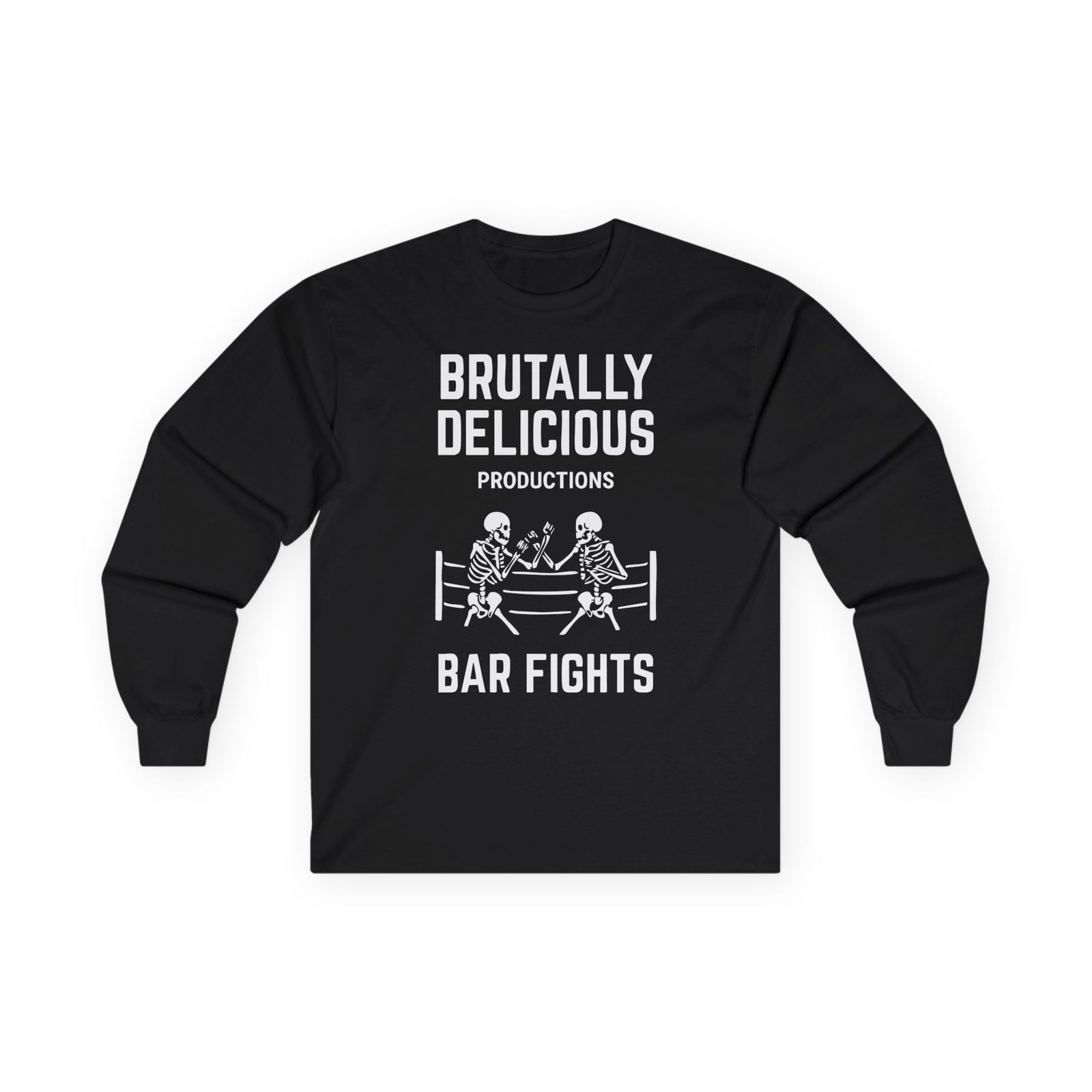 Brutally Delicious Productions - Bar Fights Long Sleeve Tshirt