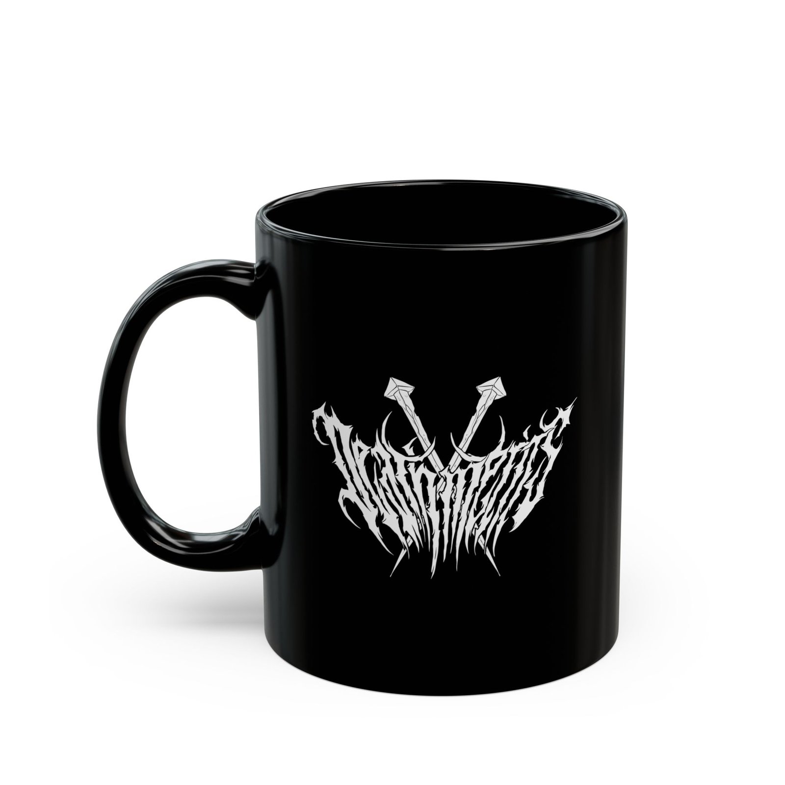 Deathmerits Logo 11oz Black Mugs